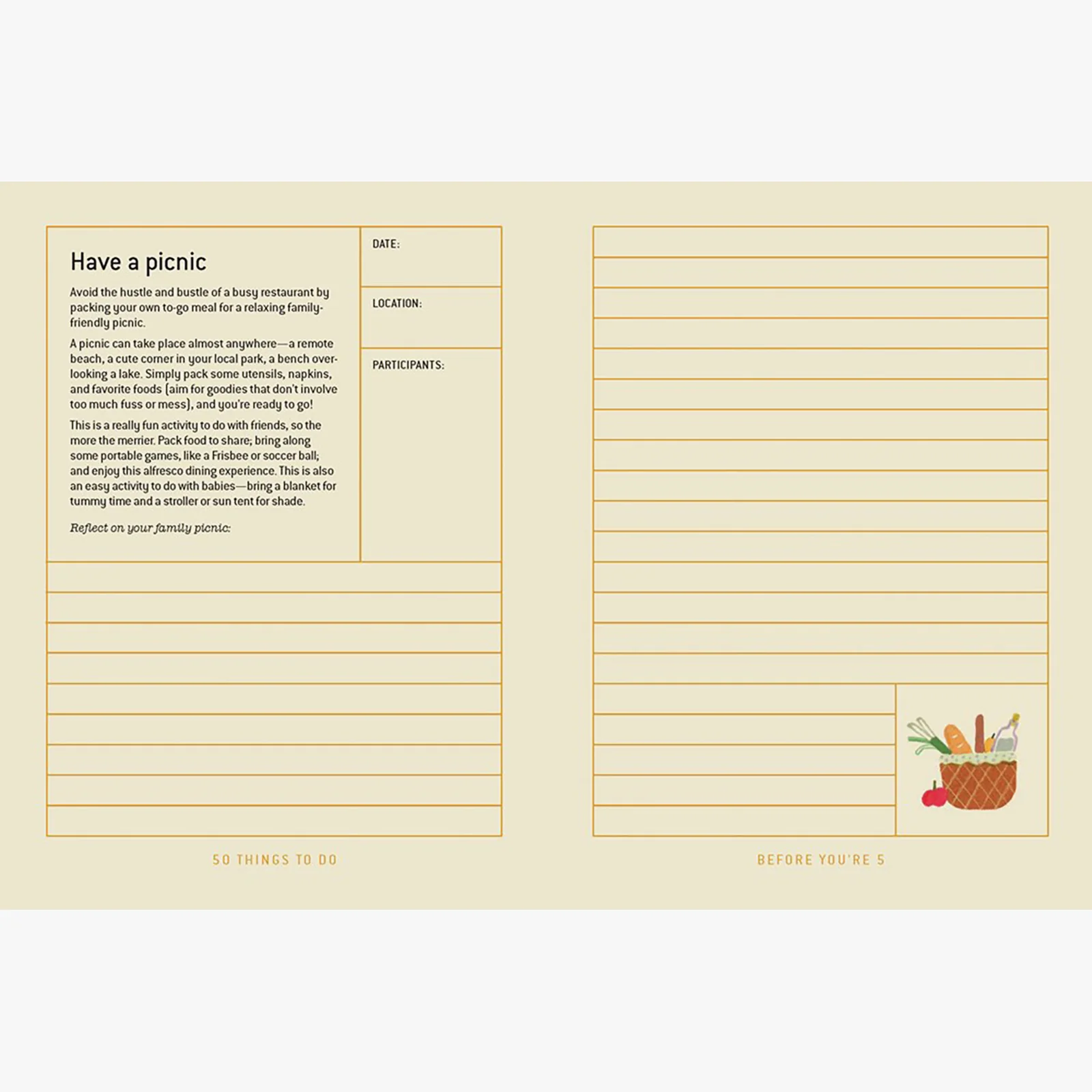50 Things to Do Before You're 5 Journal - Image 4