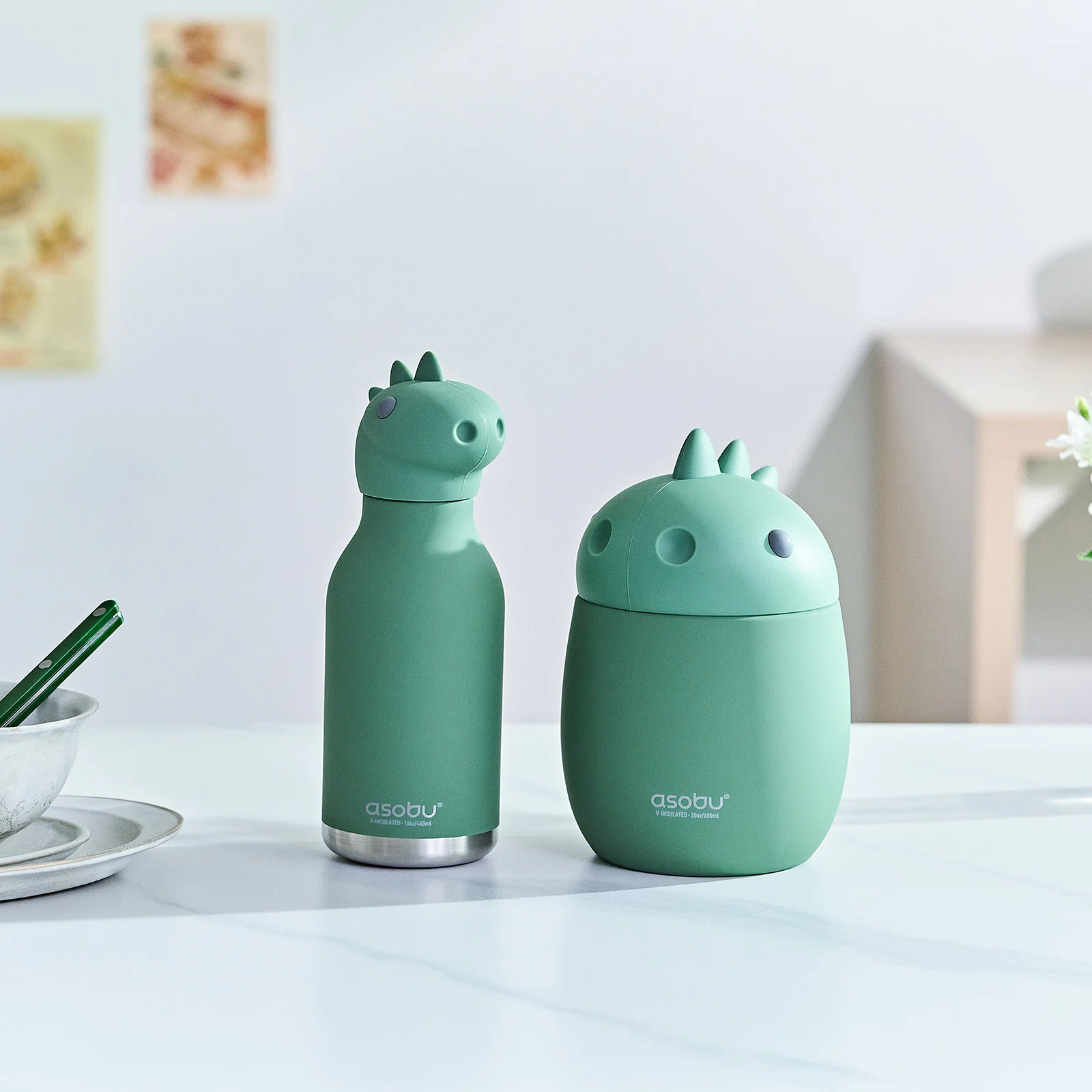 Asobu Bestie Water Bottle - Dinosaur - Image 6