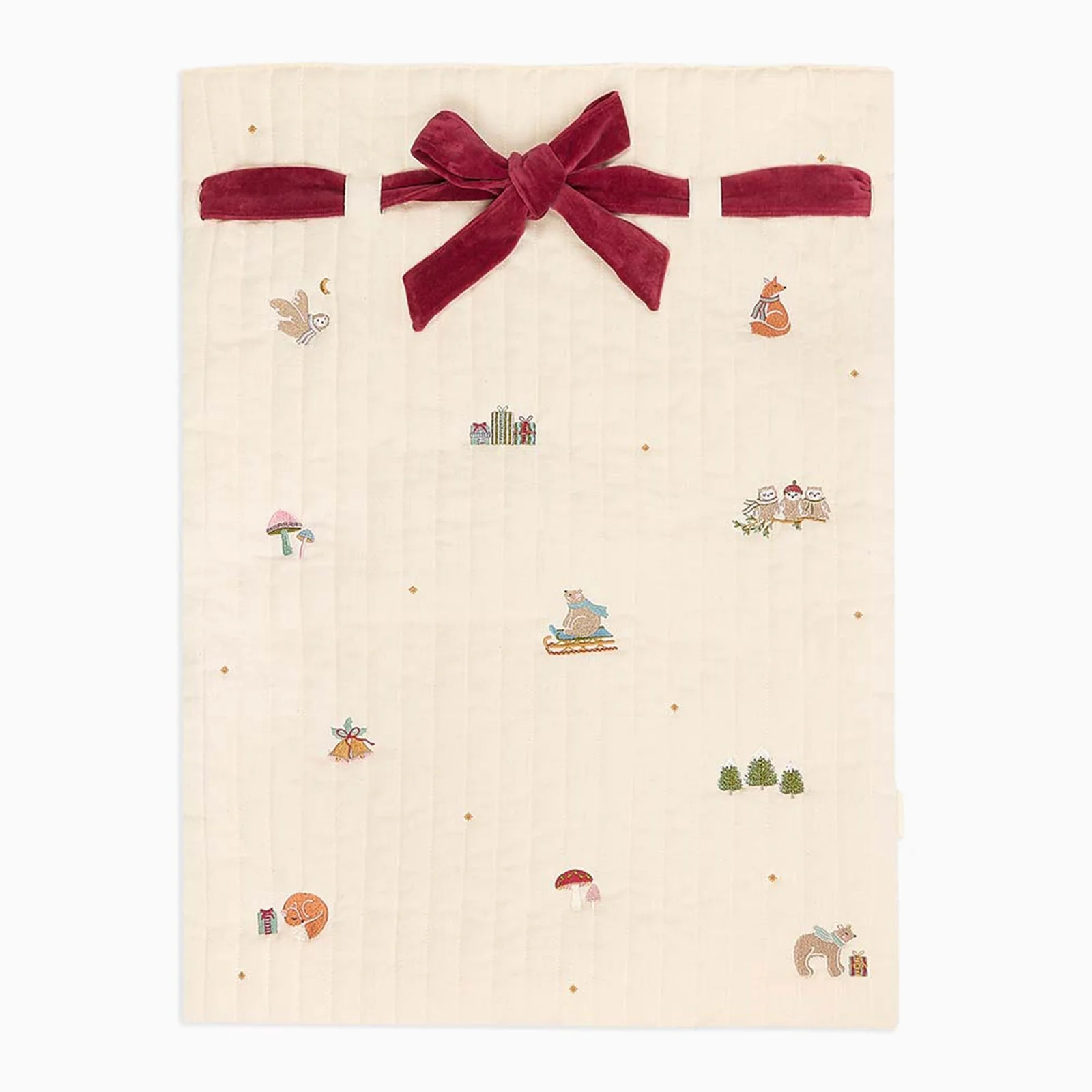 Avery Row Christmas Present Sack - Bear Cub