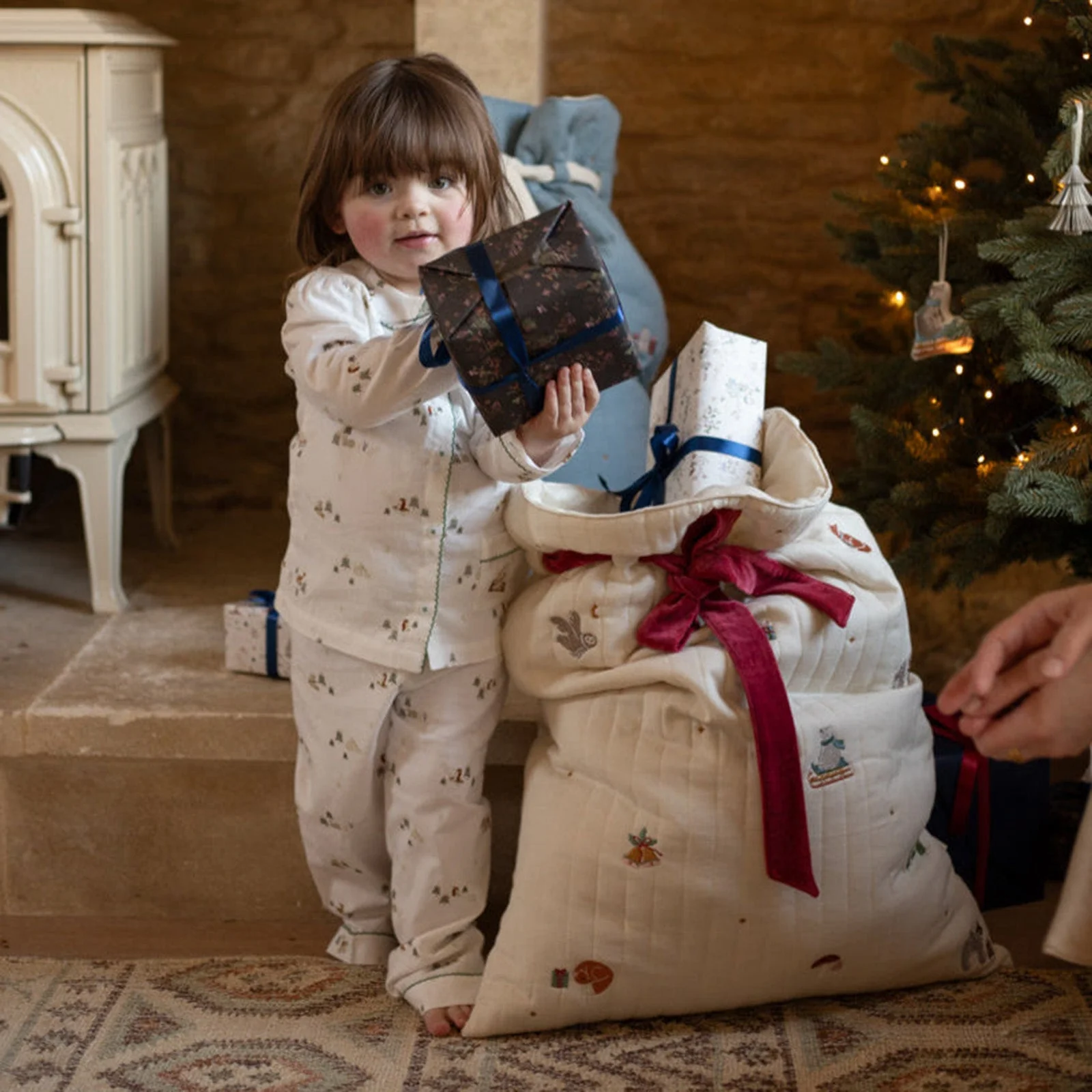 Avery Row Christmas Present Sack - Bear Cub - Image 6