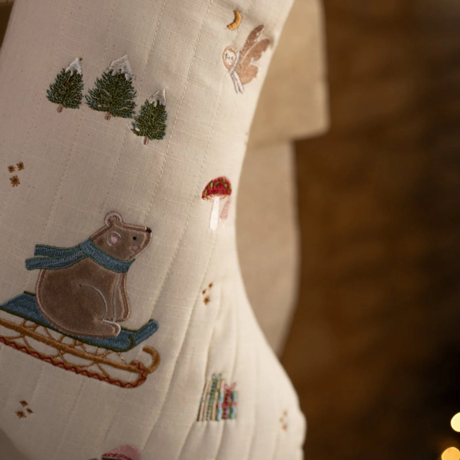 Avery Row Christmas Stocking - Bear Cub - Image 3