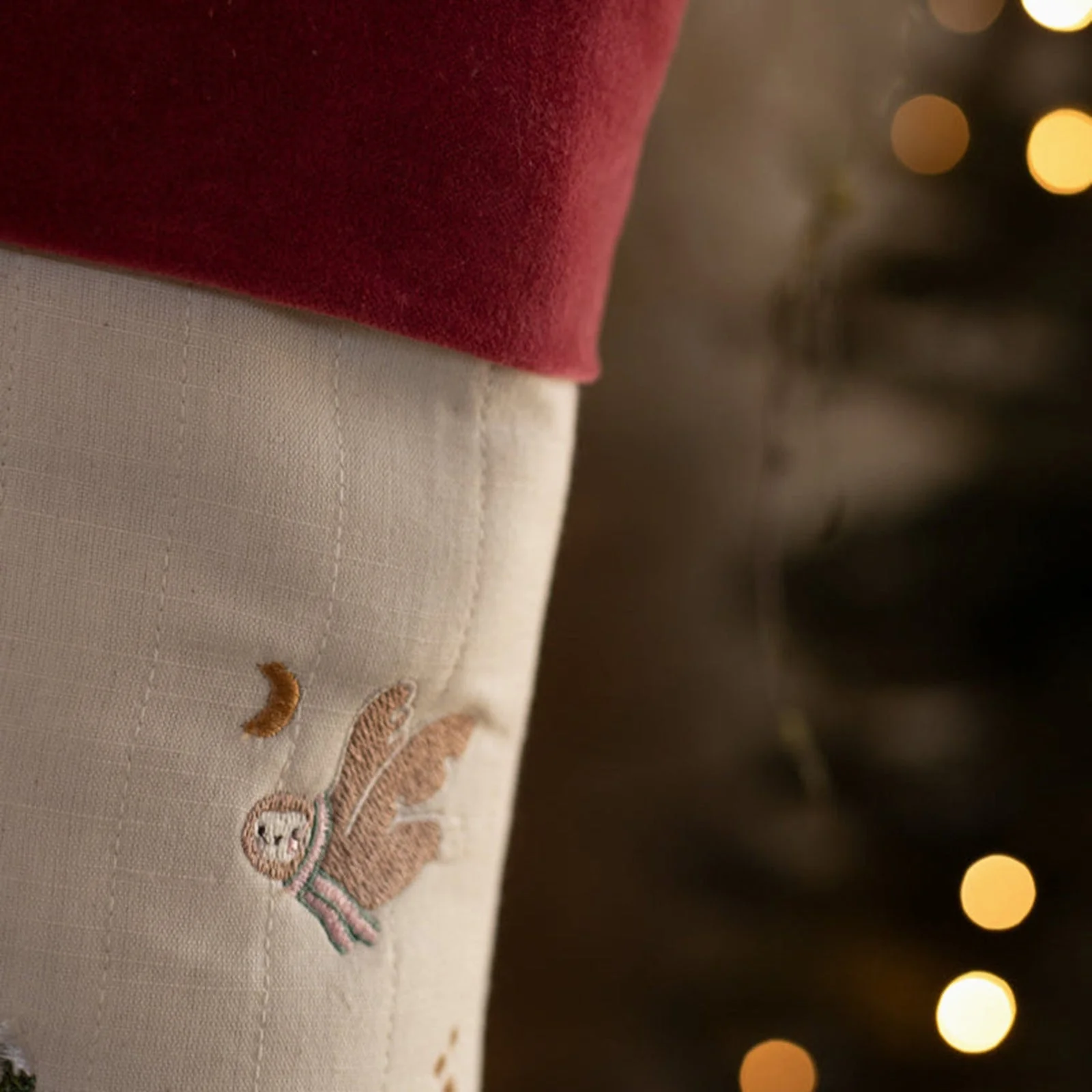 Avery Row Christmas Stocking - Bear Cub - Image 4