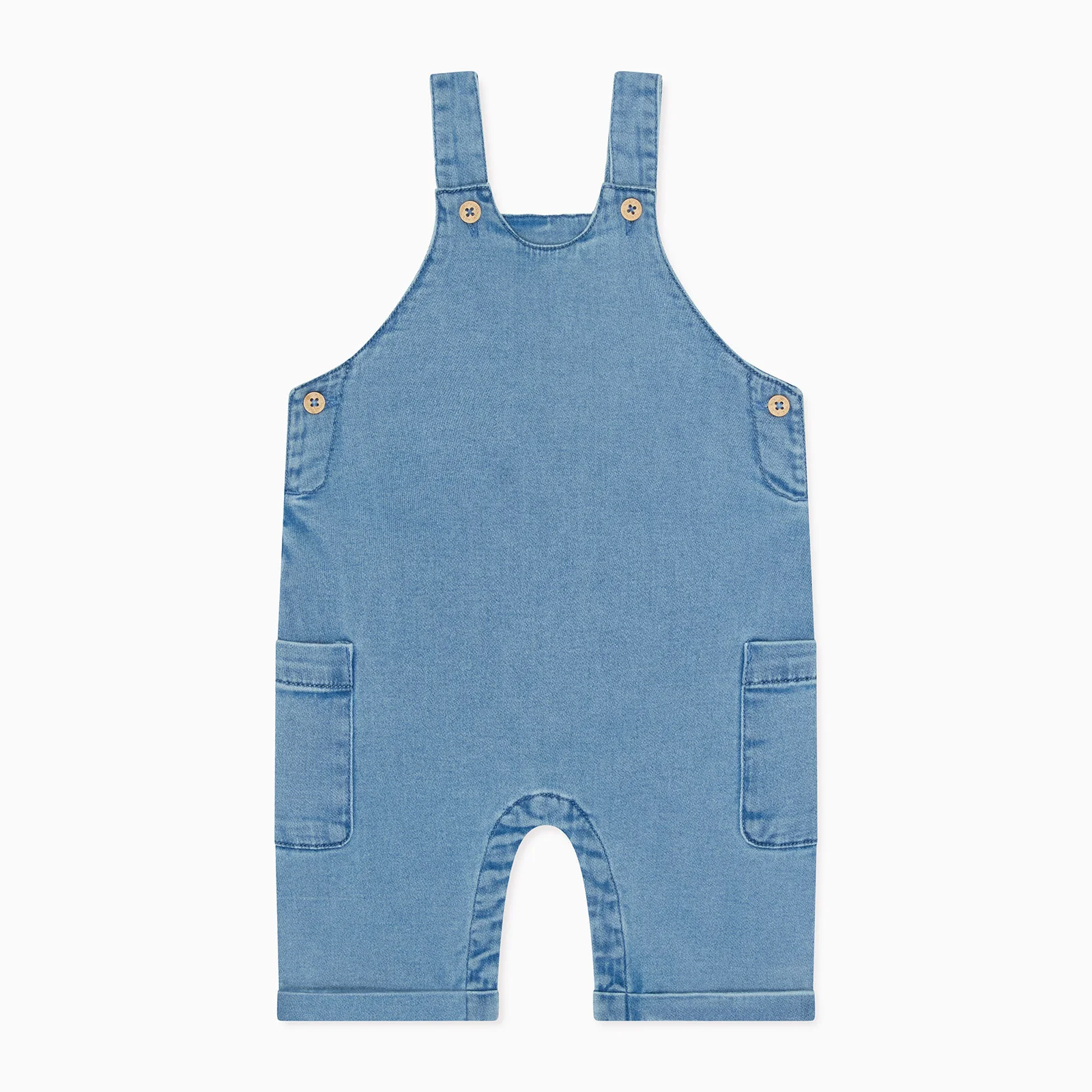 Soft Denim Dungarees