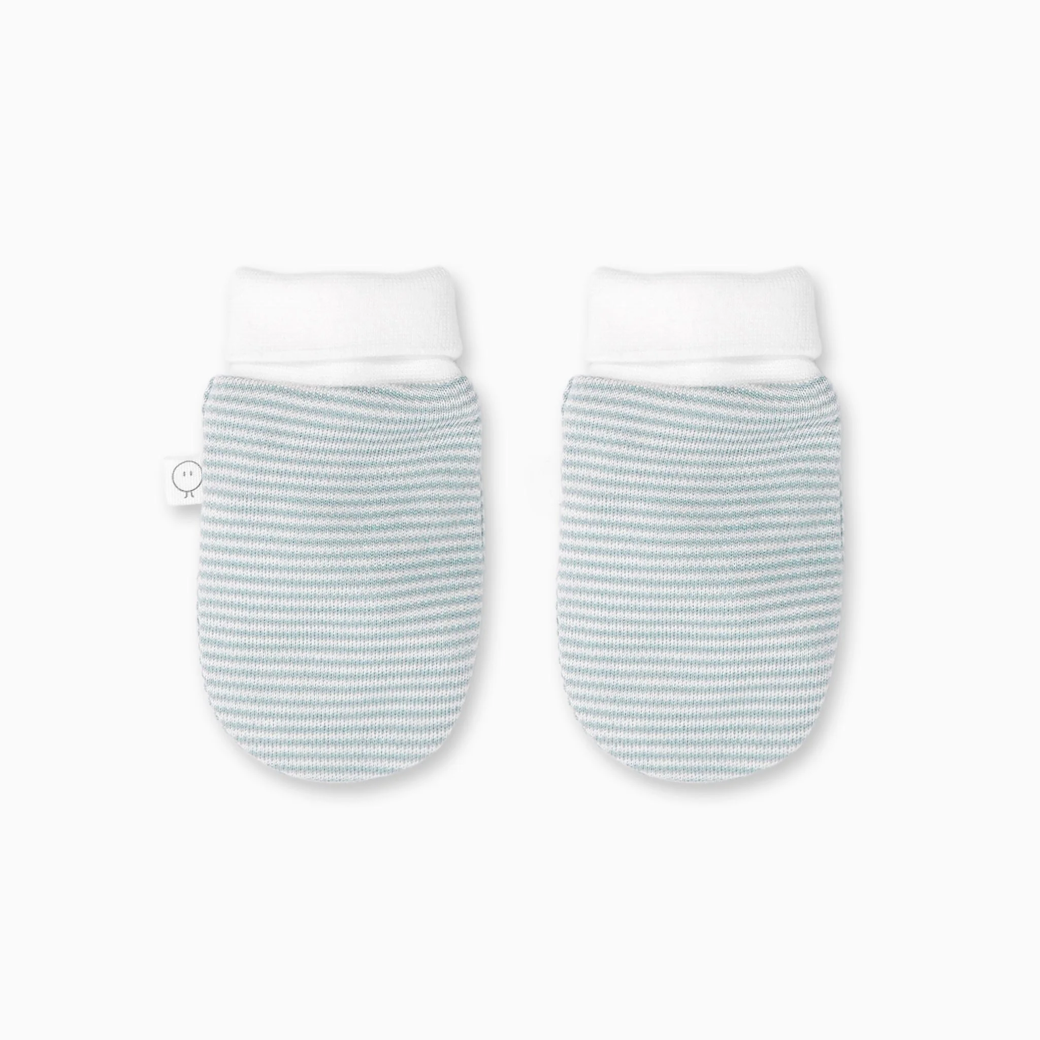 Baby Mittens - Blue Stripe