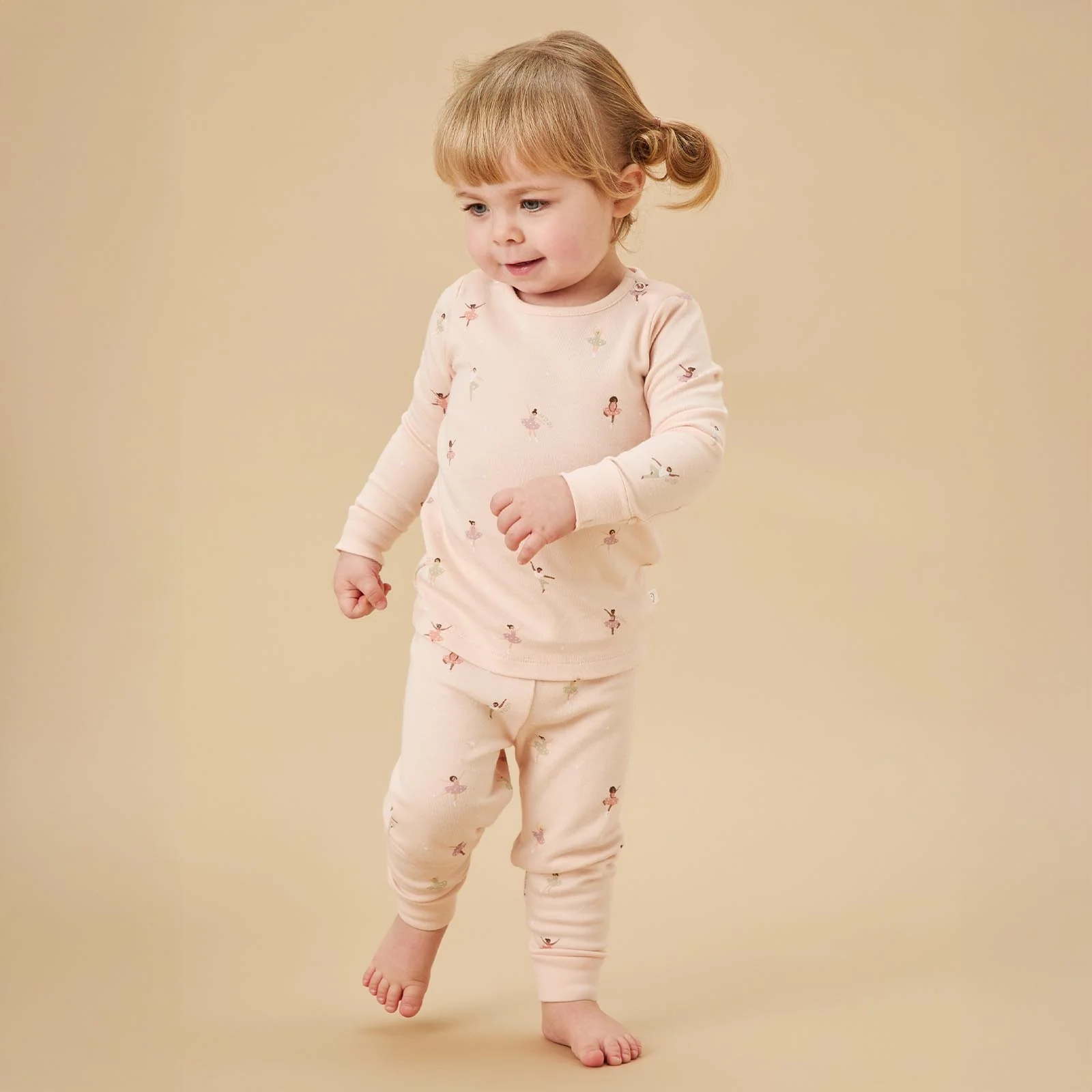 Ballerina & Rose Ribbed Pyjamas 2 Pack - Image 3
