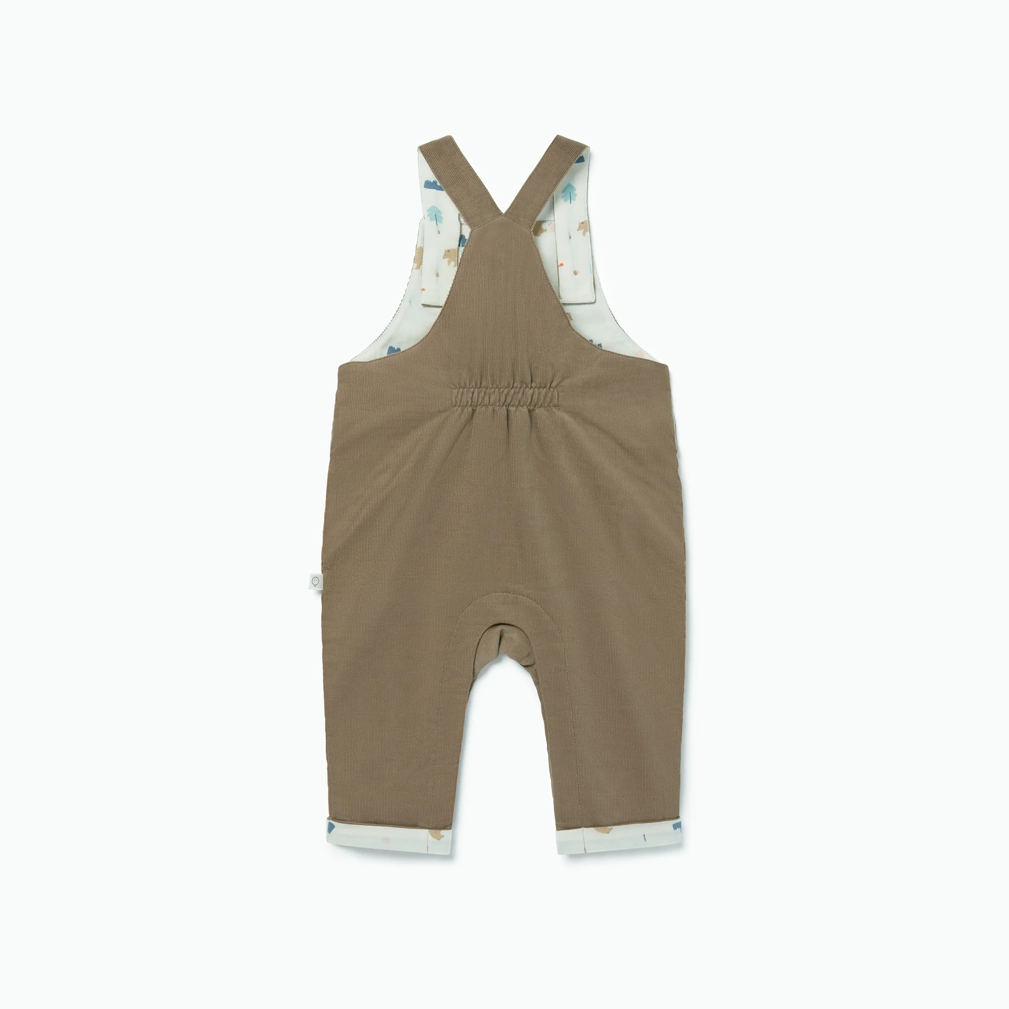Bear-Lined Corduroy Dungarees - Image 4