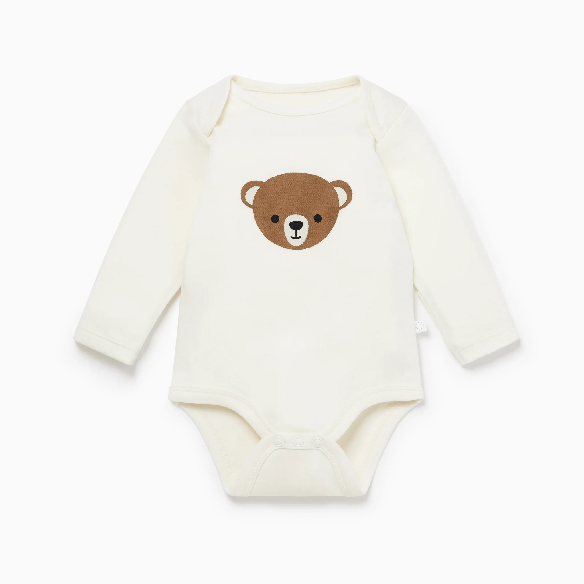 Bear Long Sleeve Bodysuit 4 Pack - Image 2