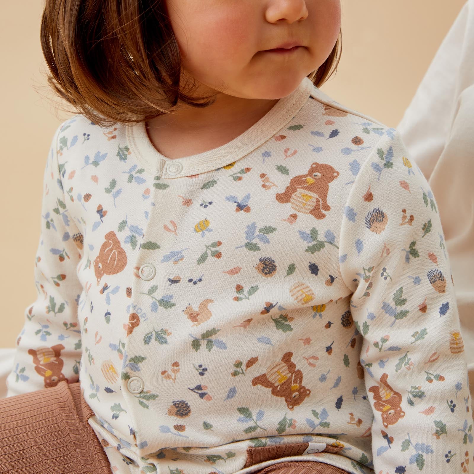 Bear Print Cardigan - Image 3