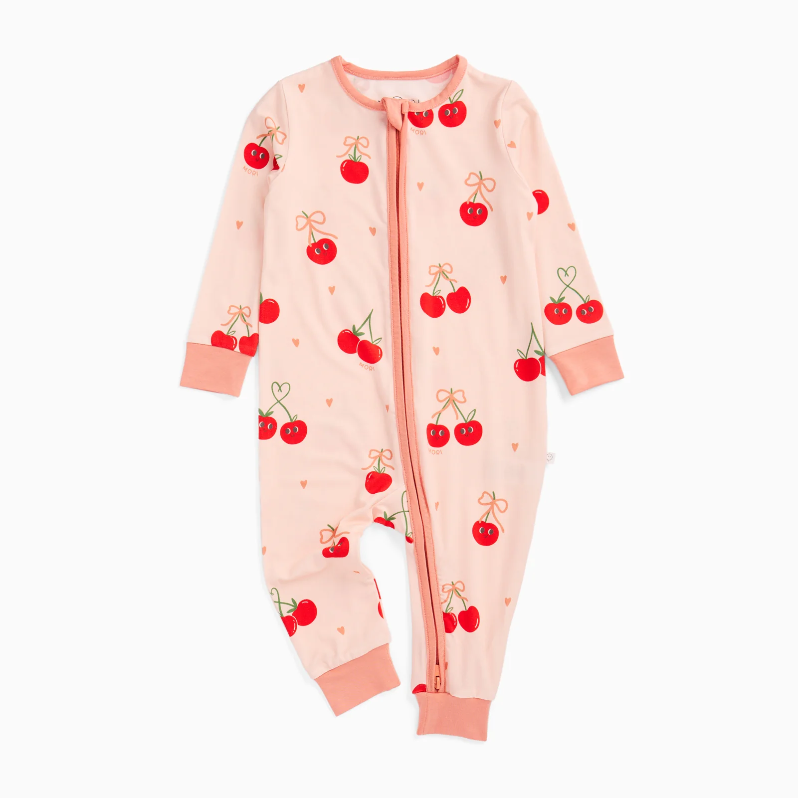 Berry Cherry Clever Zip Sleepsuit - Image 4