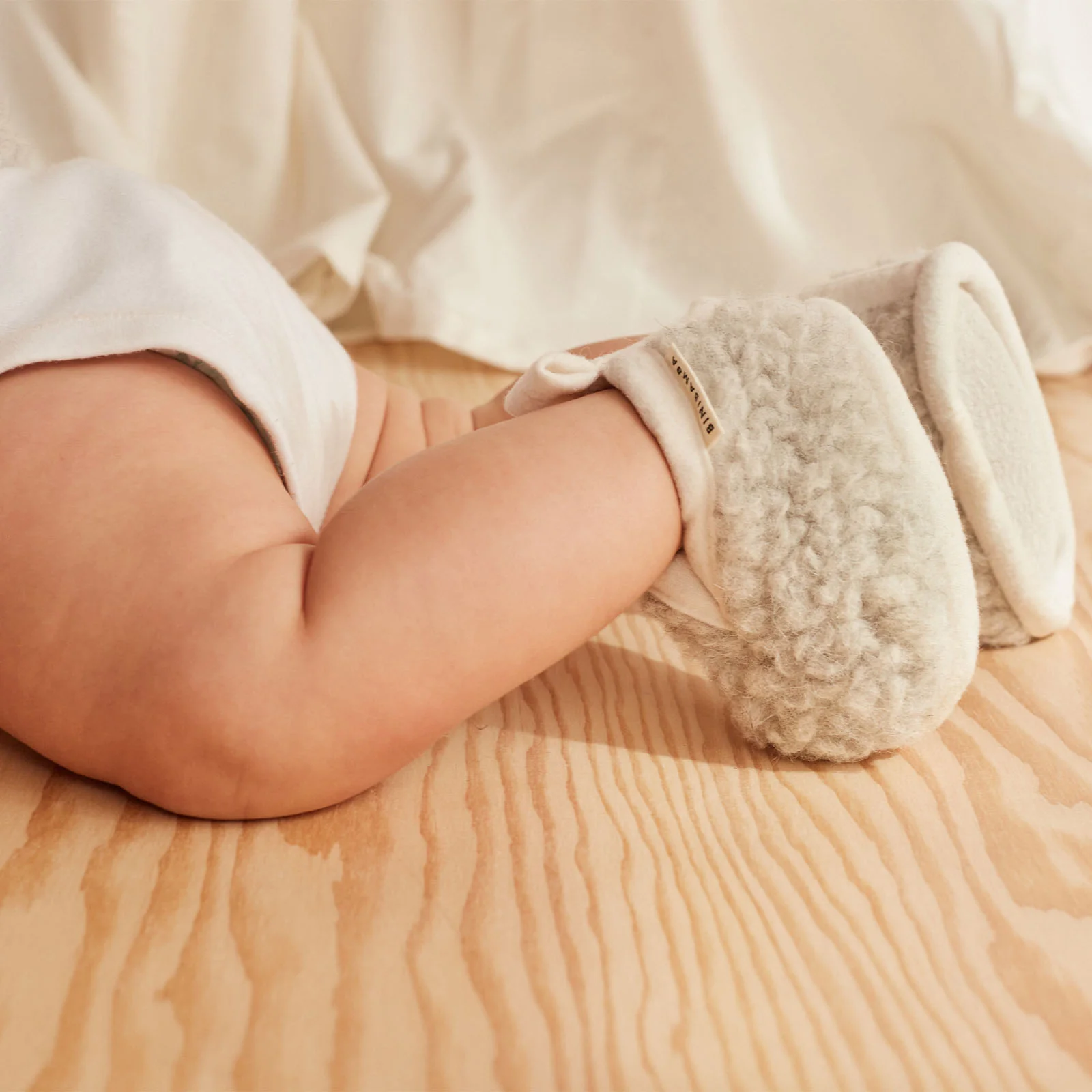 BINIBAMBA Cloud Merino Baby Booties - Image 4