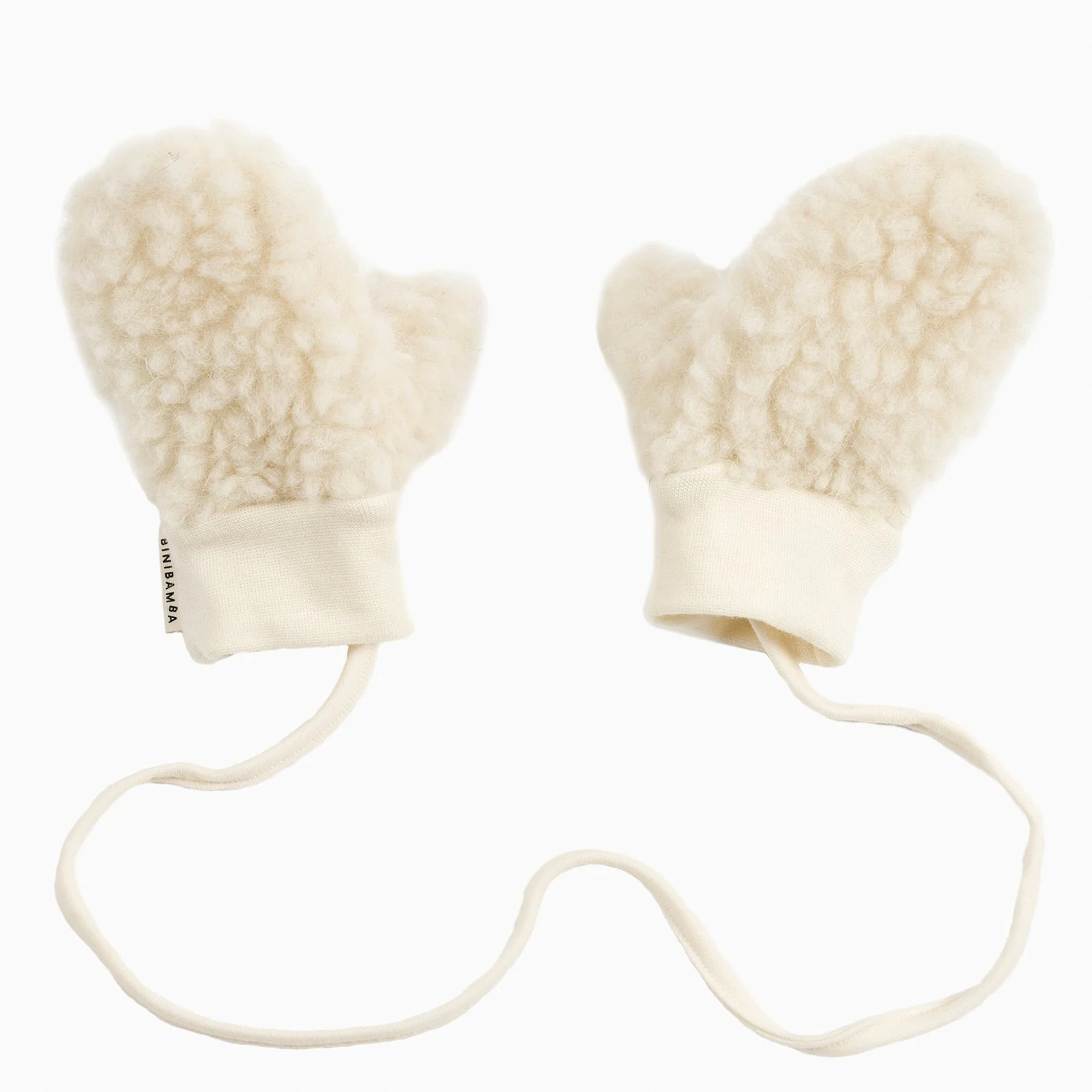 Binibamba Merino Mittens - Milk