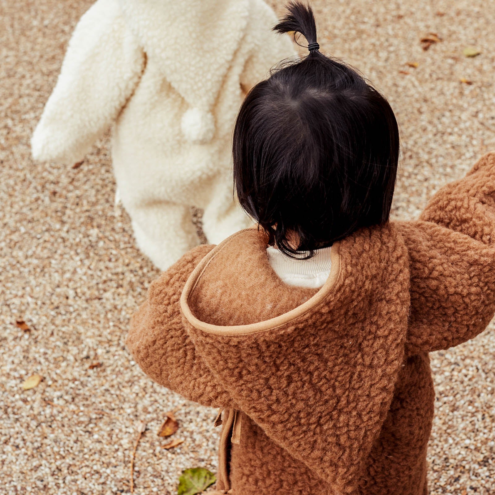 BINIBAMBA Merino Wool Snugglesuit - Milk - Image 6