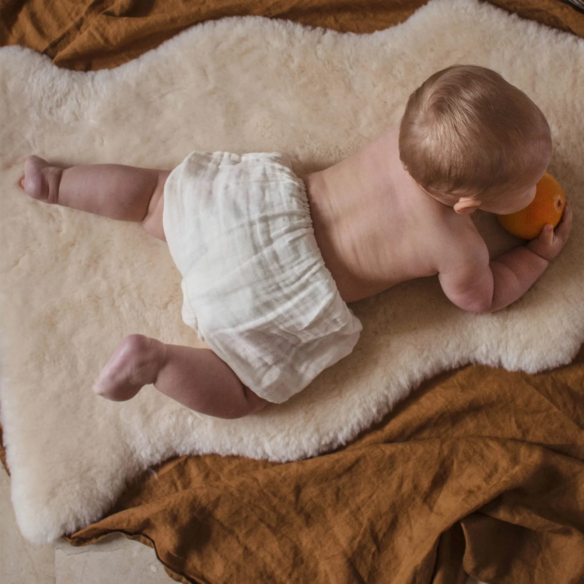 BINIBAMBA Sheepskin Wriggle Playmat - Image 2