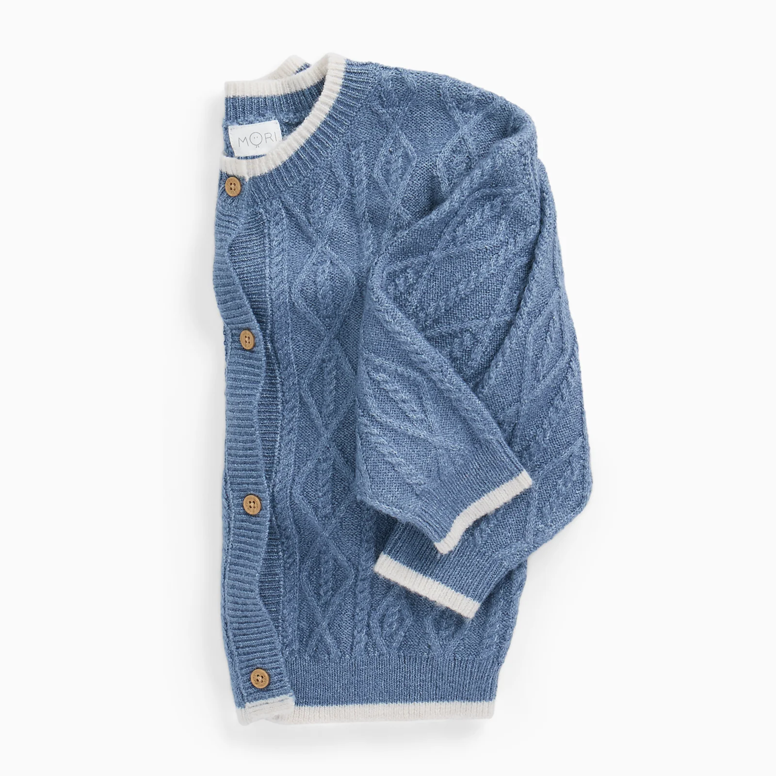 Blue Chunky Cardigan - Image 4
