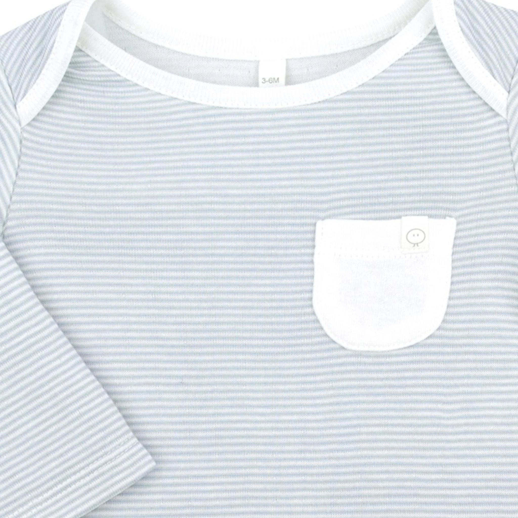 Blue Stripe Long Sleeve T-Shirt - Image 2