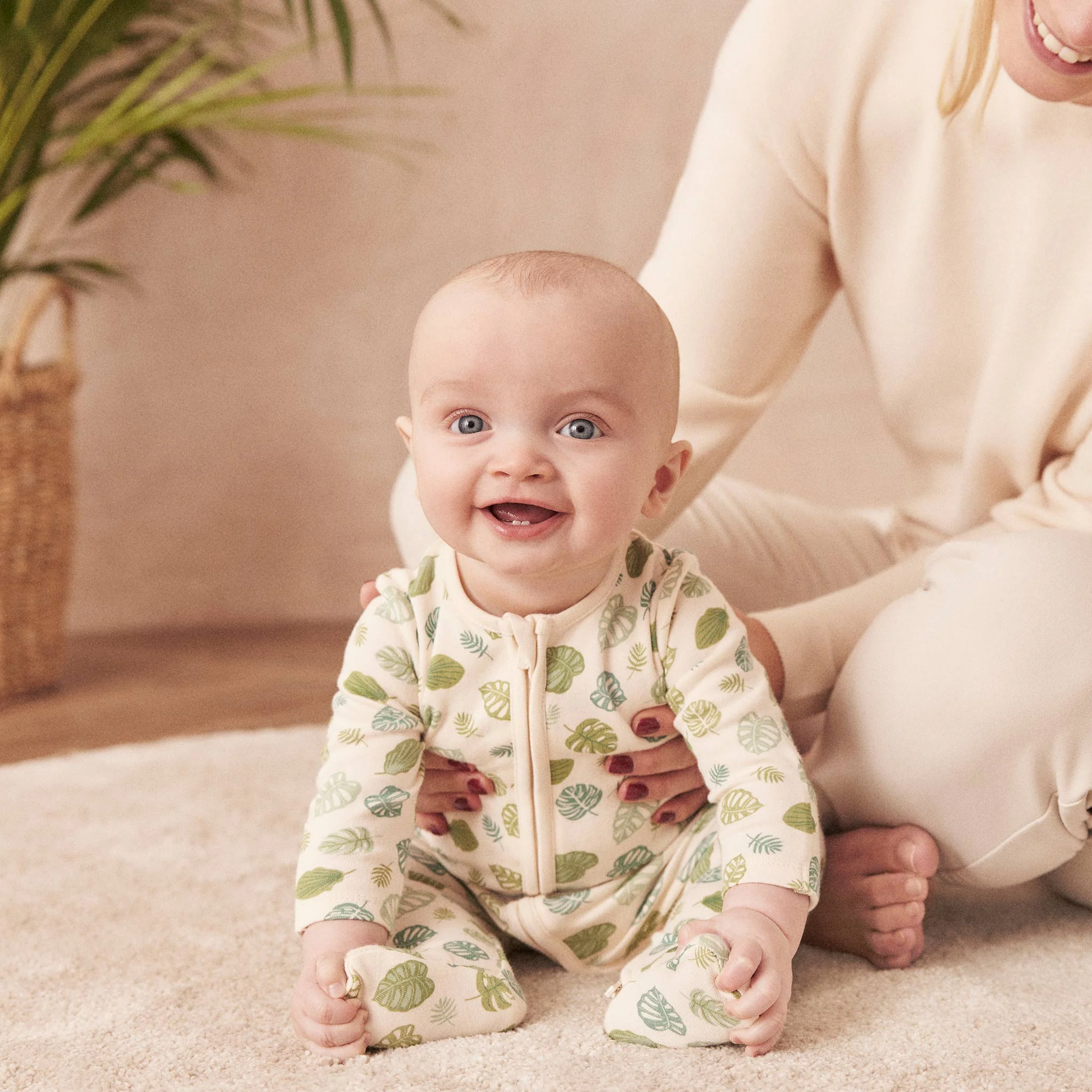 Botanical Clever Zip Sleepsuit - Image 3