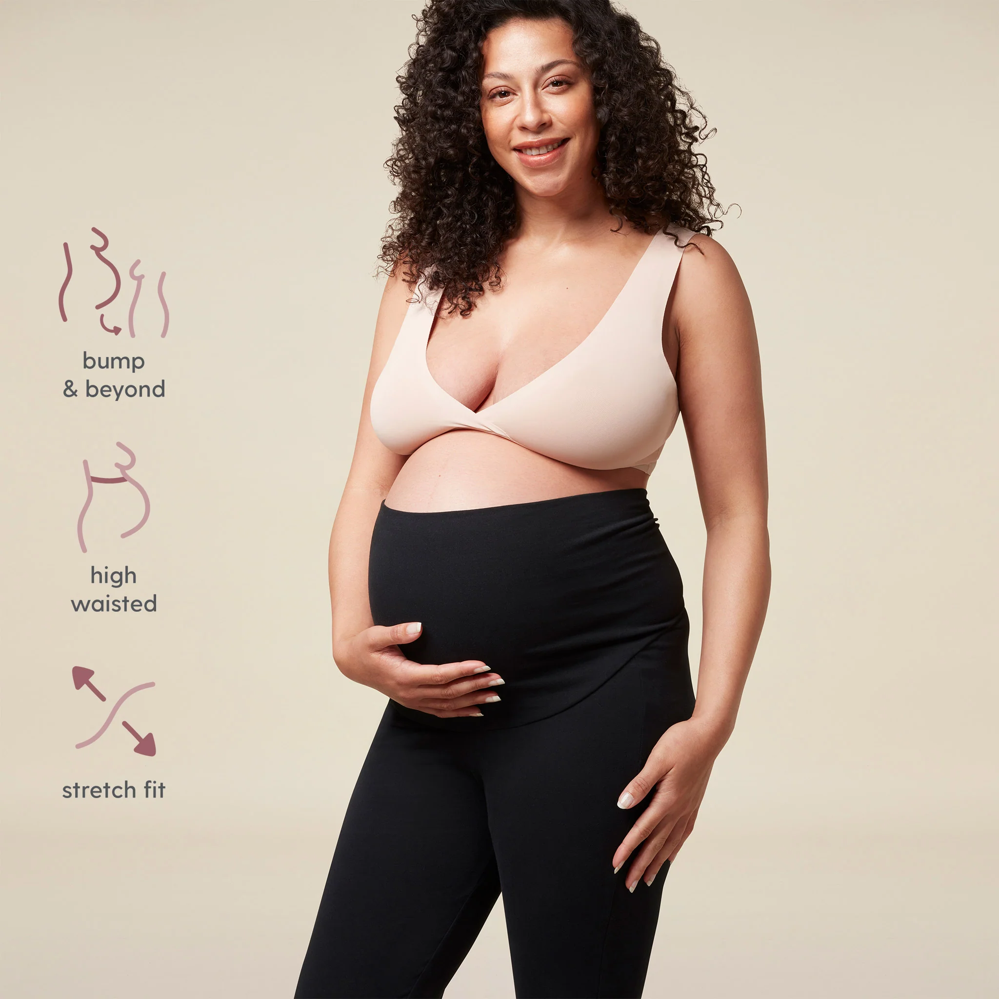 Maternity to Post Natal Leggings - Image 2