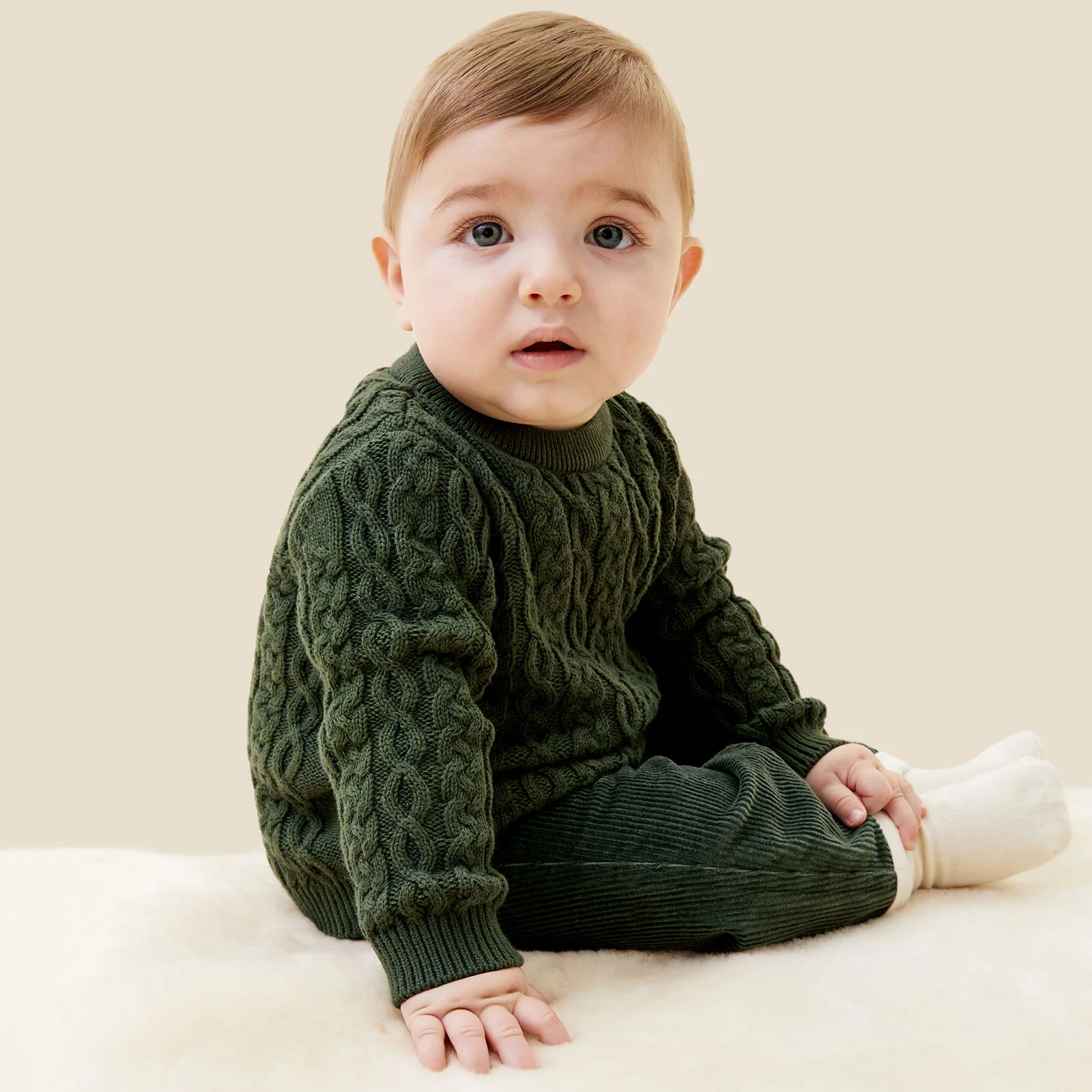 Cable Knit Jumper & Leggings Outfit - Image 4