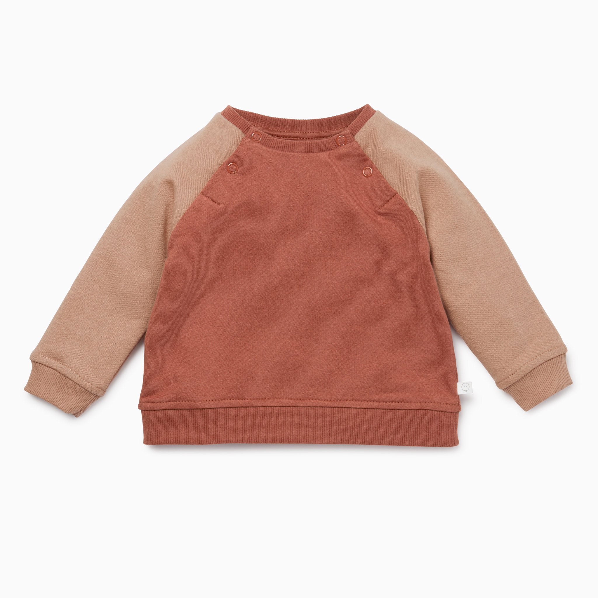 Caramel Raglan Sleeve Sweatshirt & Jogger Set - Image 2