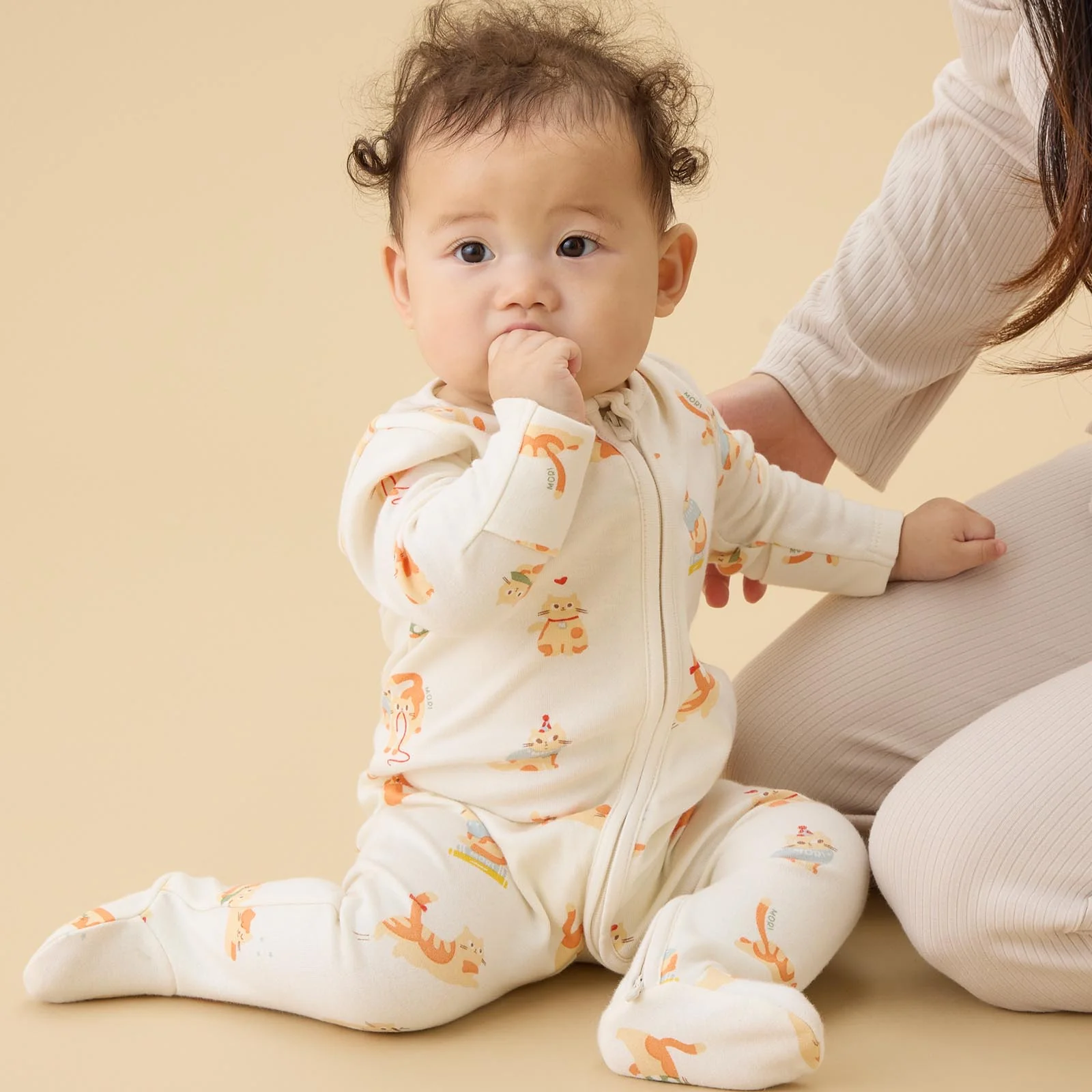 Cat Nap Clever Zip Sleepsuit
