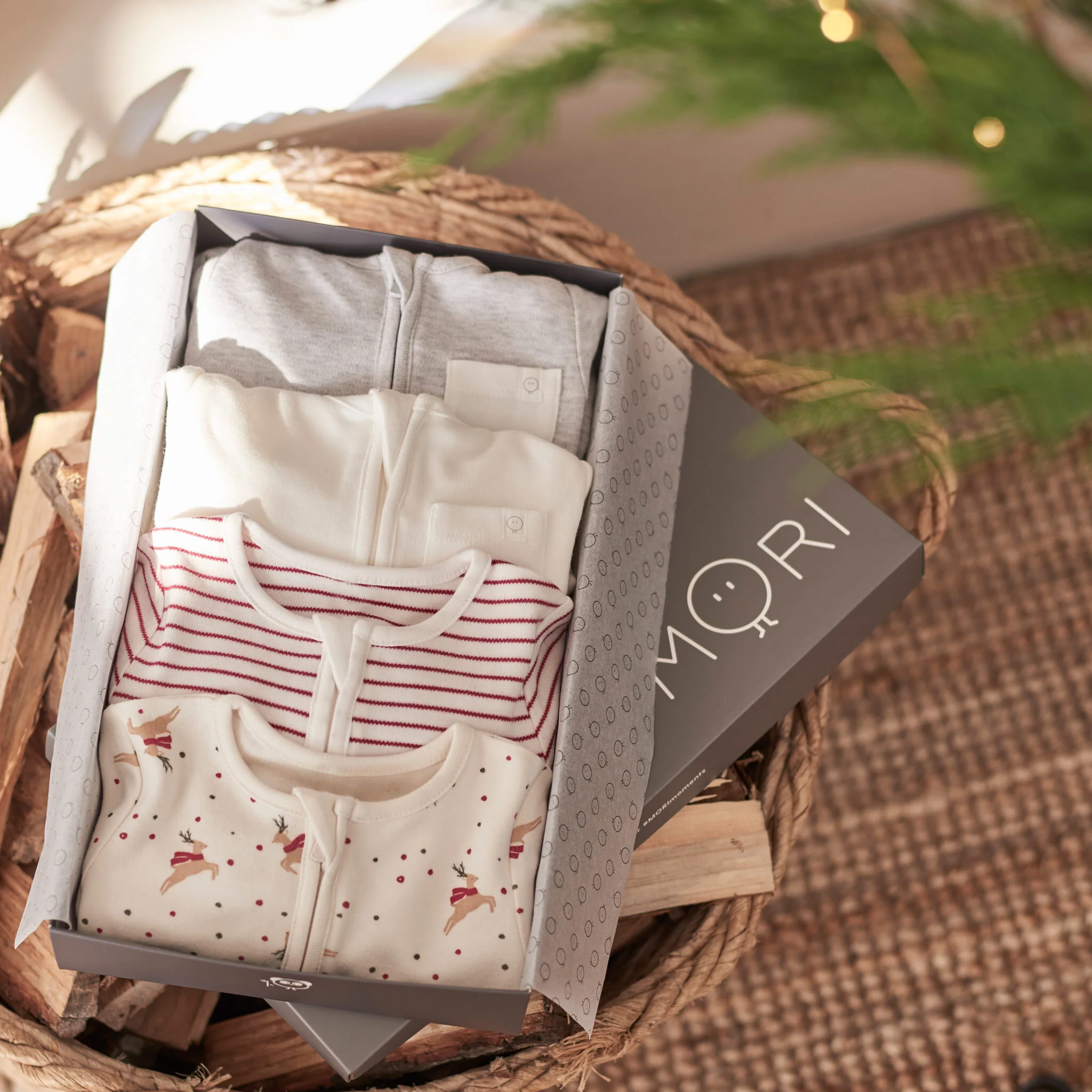 Christmas Zip Sleepsuit 4 Pack - Image 2