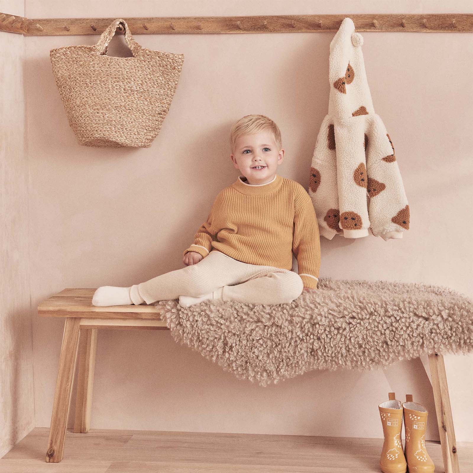 Chunky Knit High Neck Jumper - Image 6