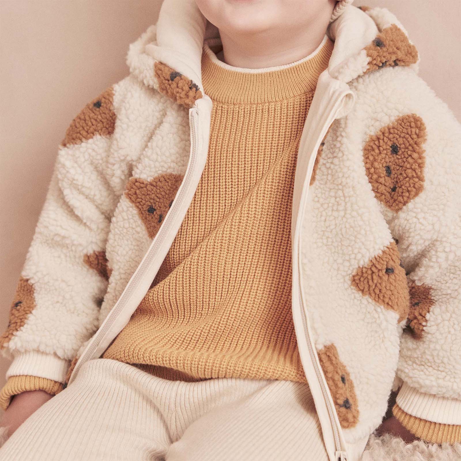 Chunky Knit High Neck Jumper - Image 7