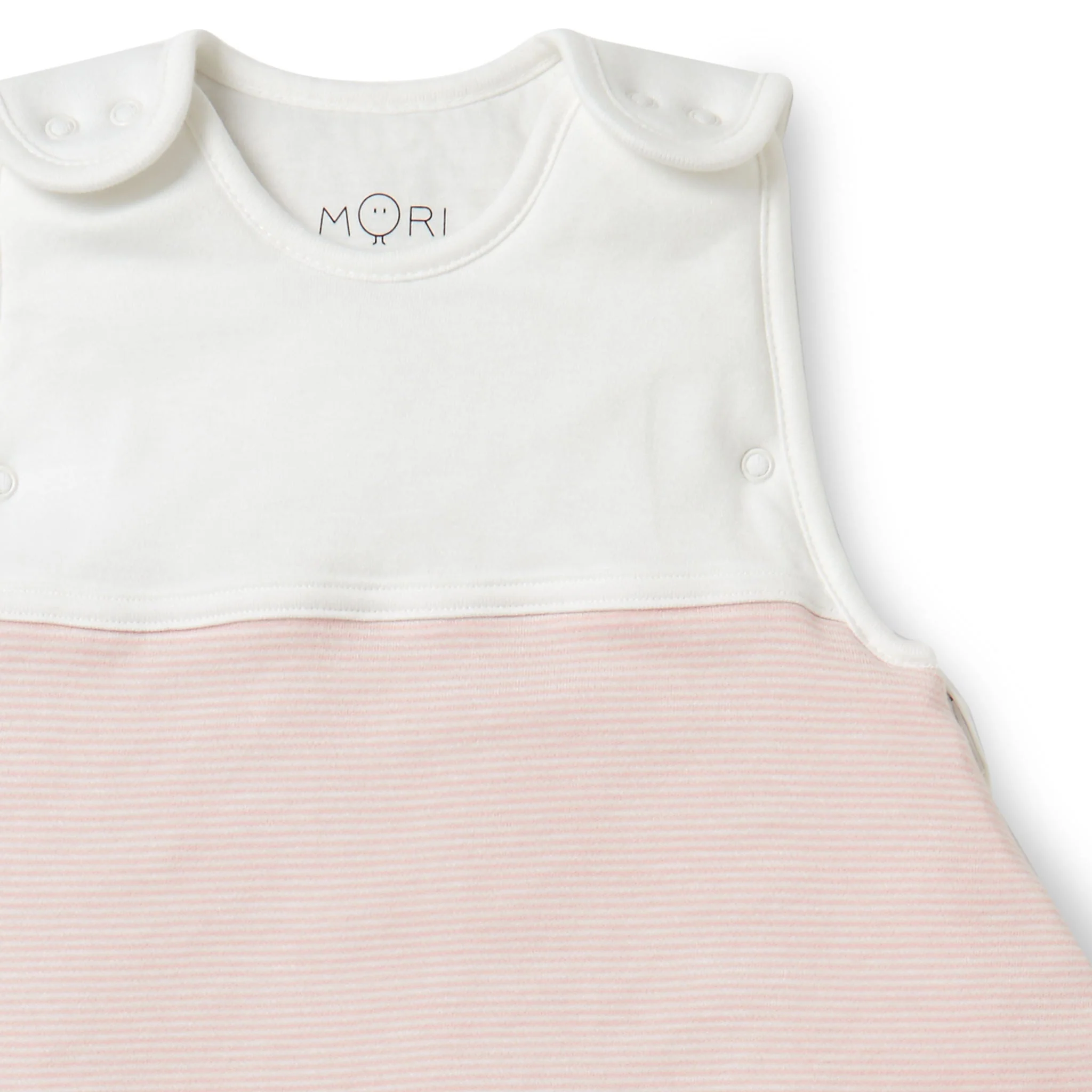 Clever Summer Sleeping Bag 0.5 TOG - Blush Stripe - Image 3