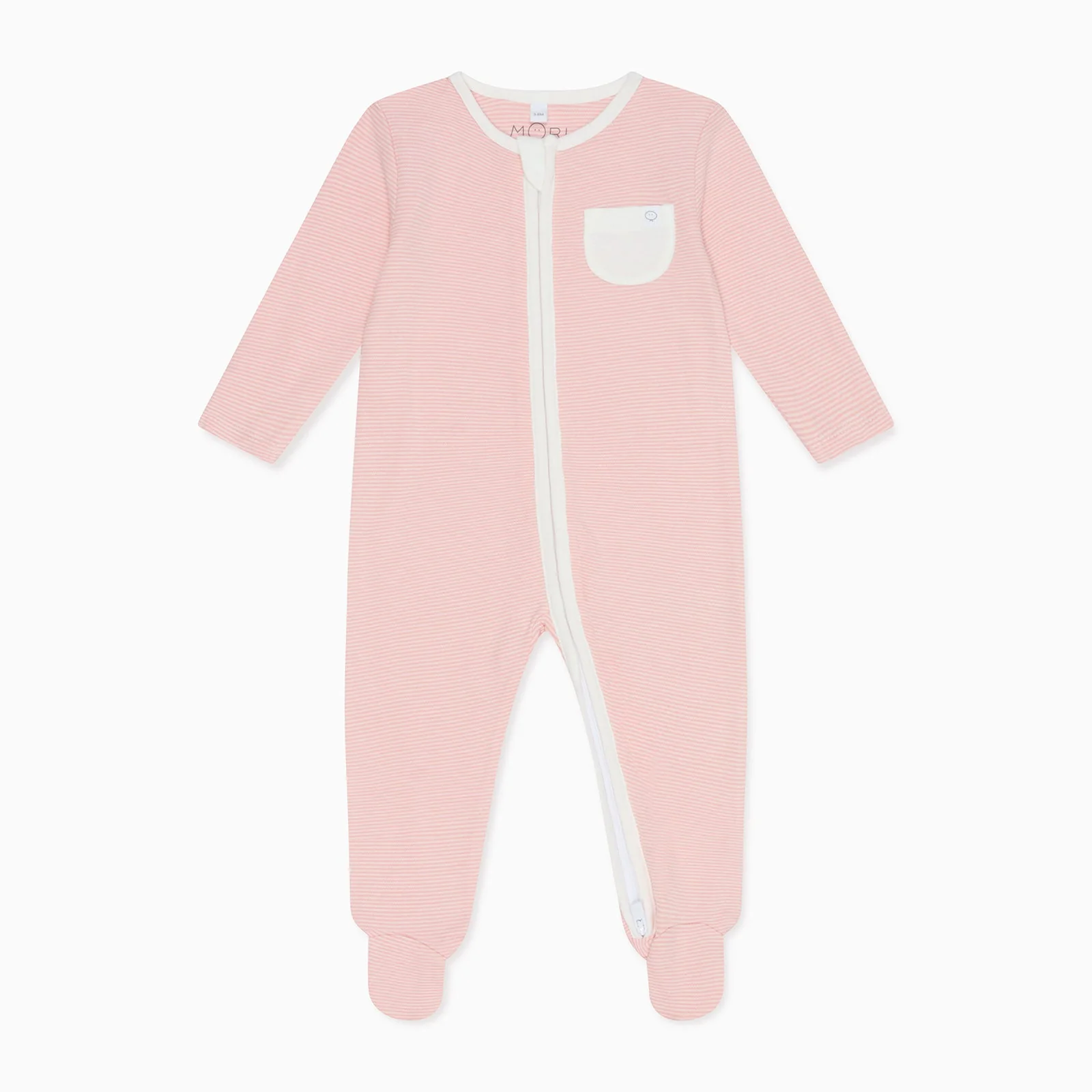Clever Zip Sleepsuit 3 Pack - Purple & Pink Stripe - Image 5