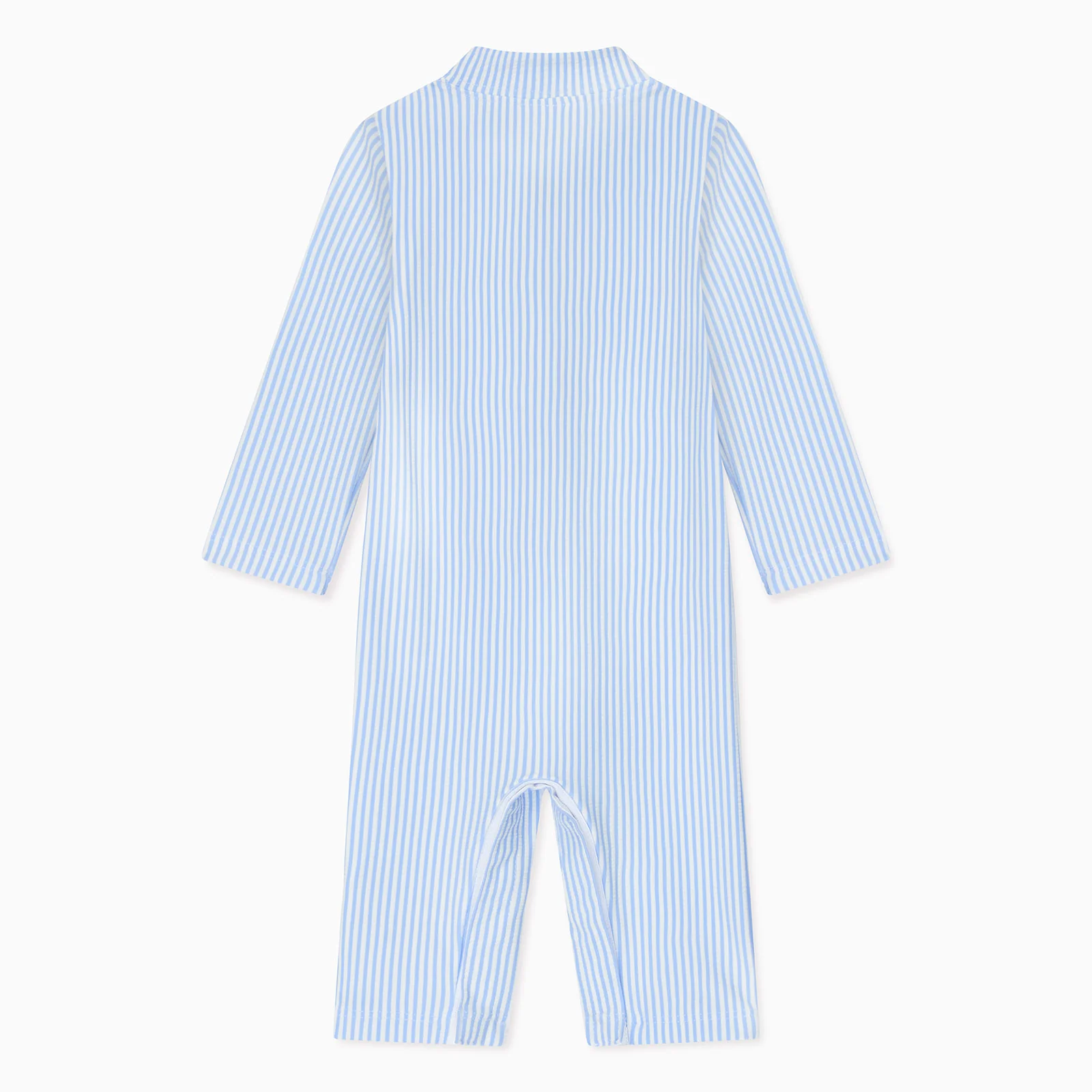 Cloud Stripe Seersucker Sunsafe Swimsuit - Image 4