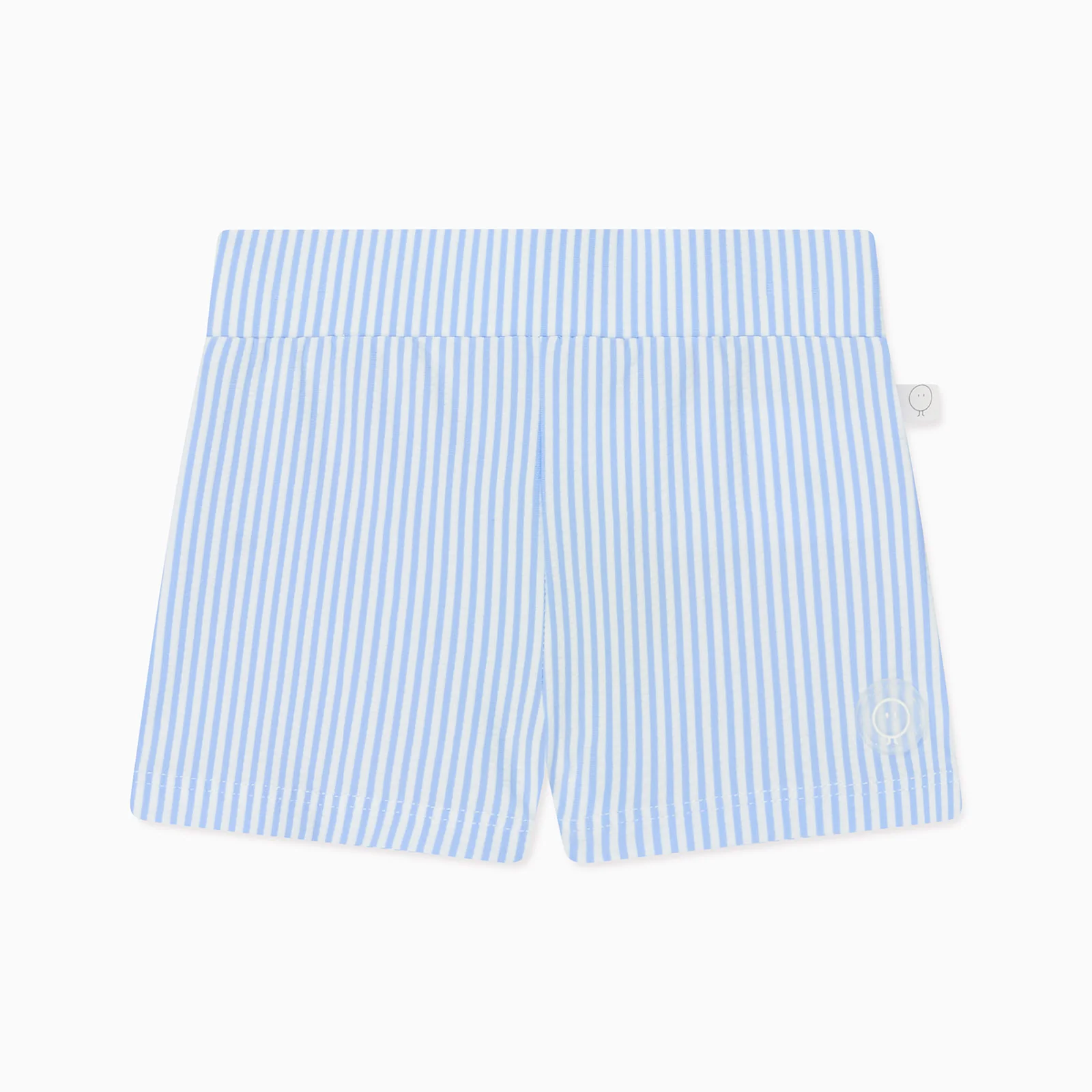 Cloud Stripe Seersucker Swim Shorts - Image 3