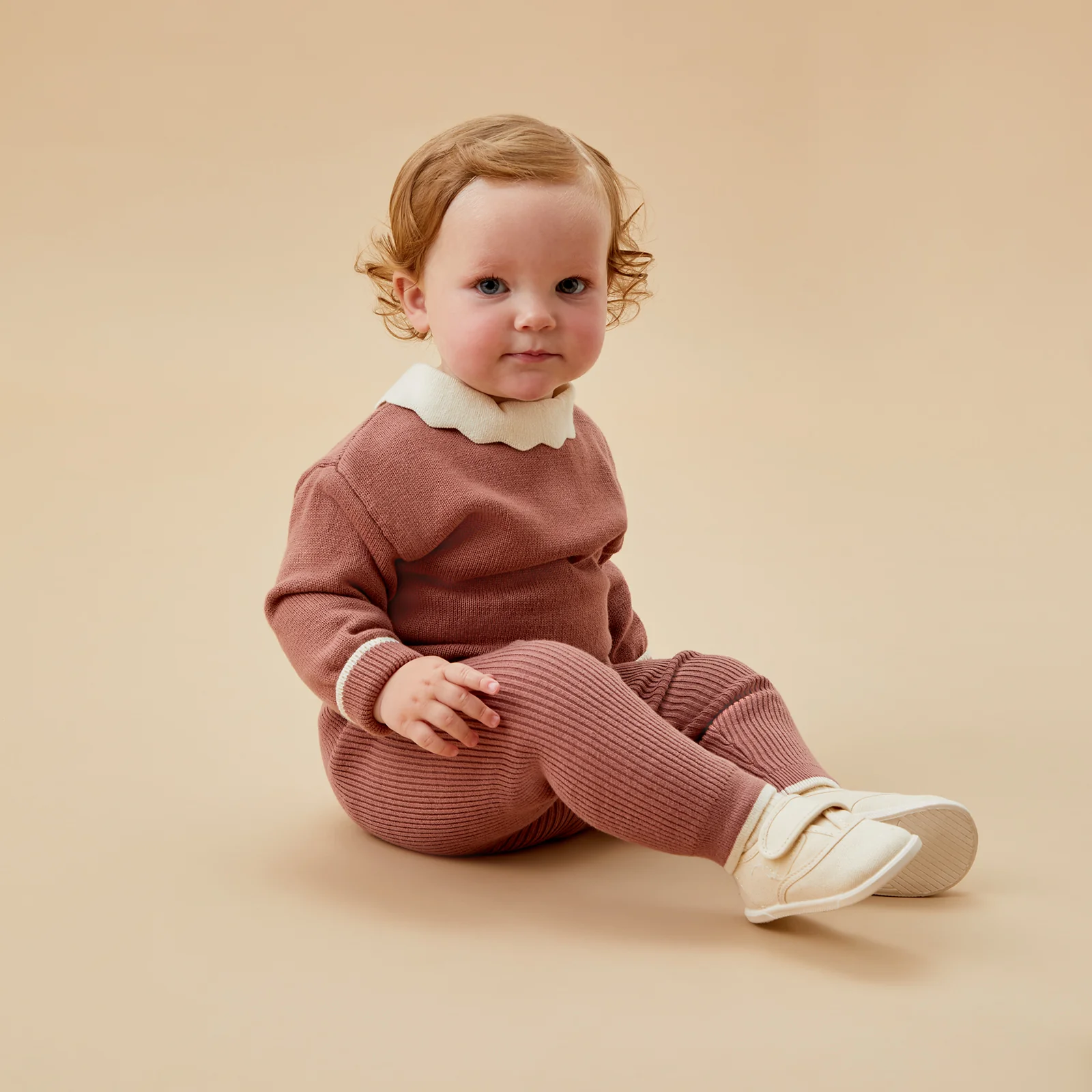 Collared Knitted Jumper & Leggings - Image 3