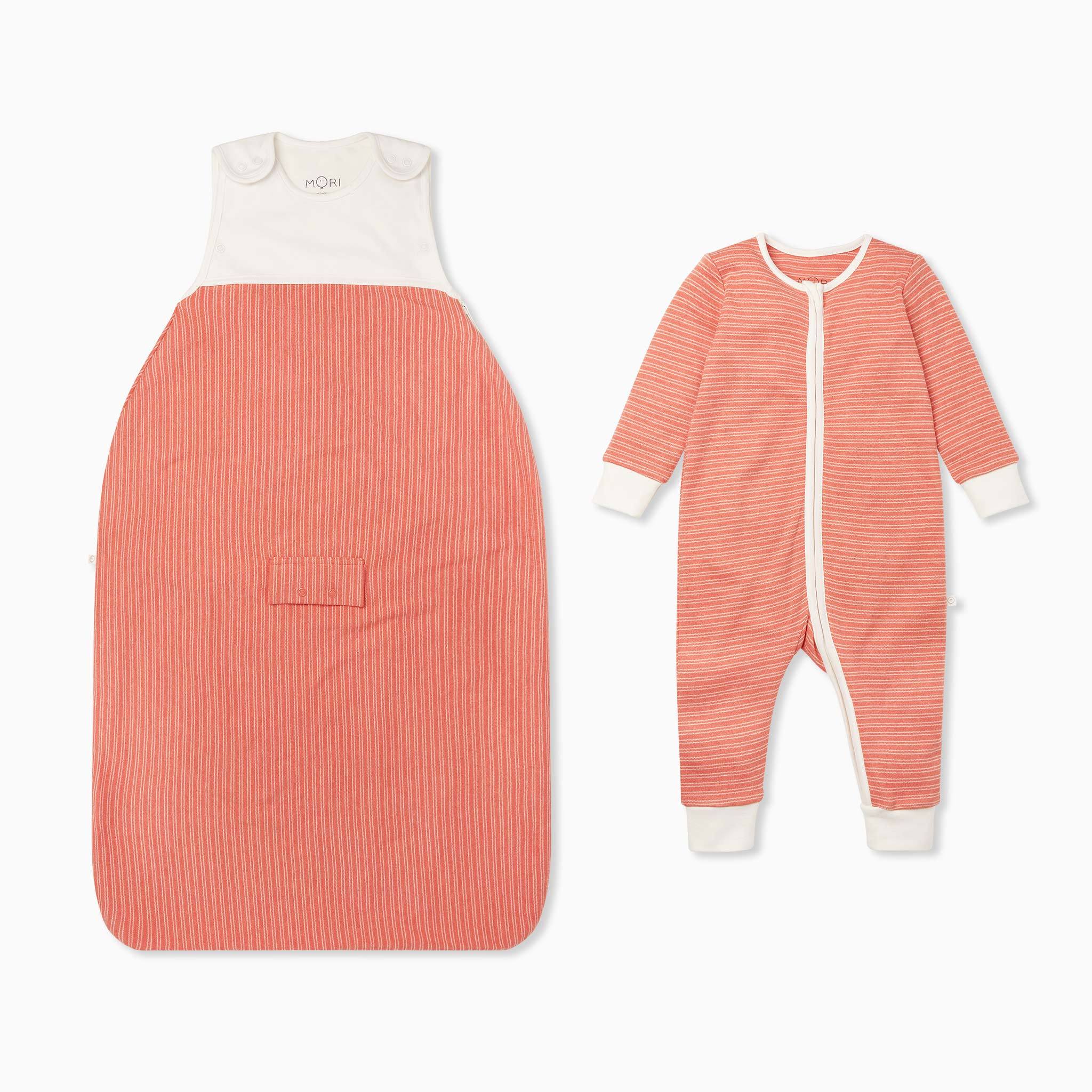 Coral Stripe Bedtime Set - Image 2