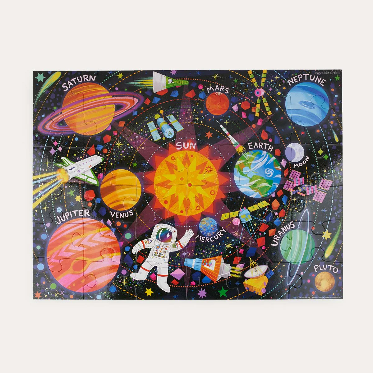 Crocodile Creek 36 Piece Puzzle Space Explorer - Image 2