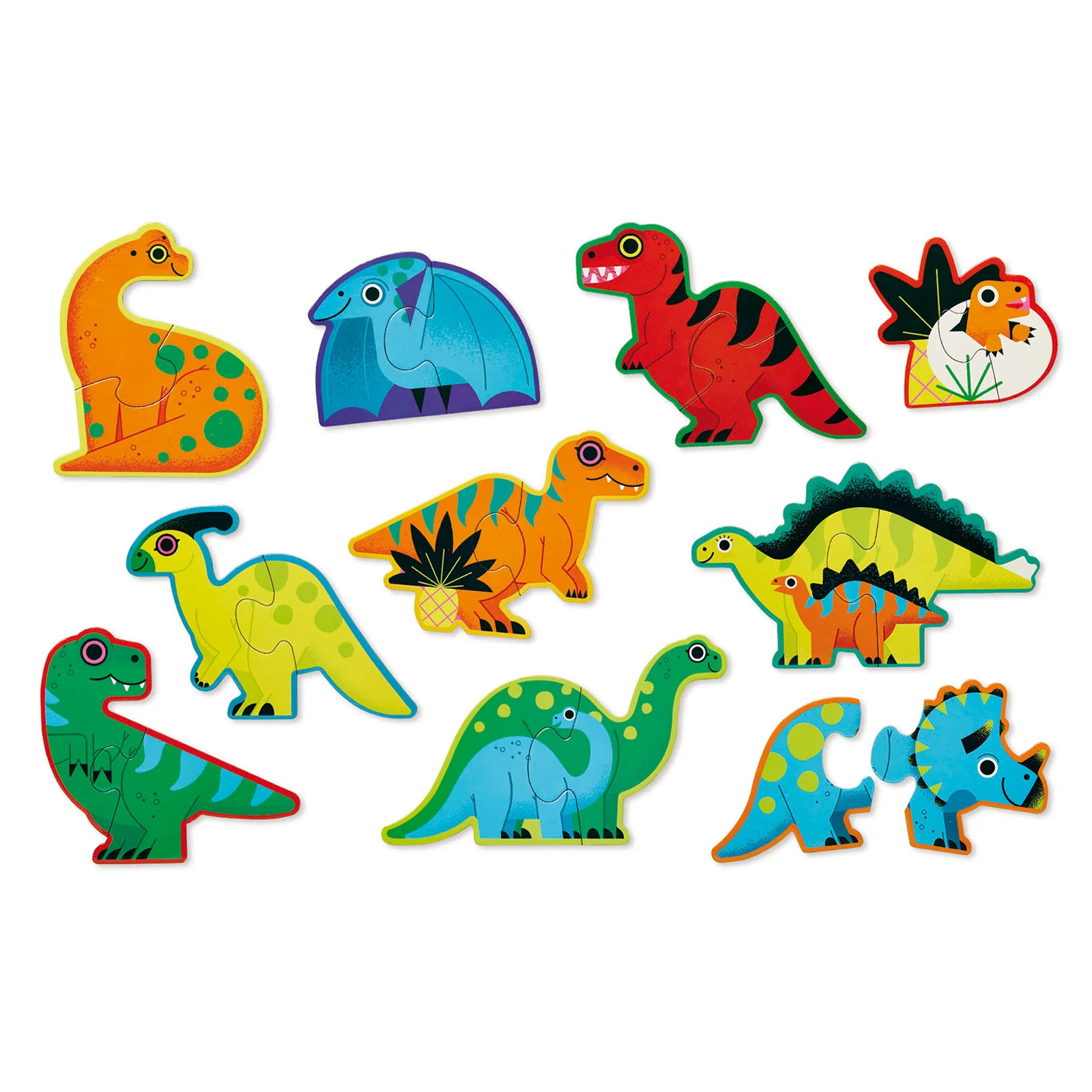 Crocodile Creek Let's Begin 2 Piece Puzzle Jungle - Image 2