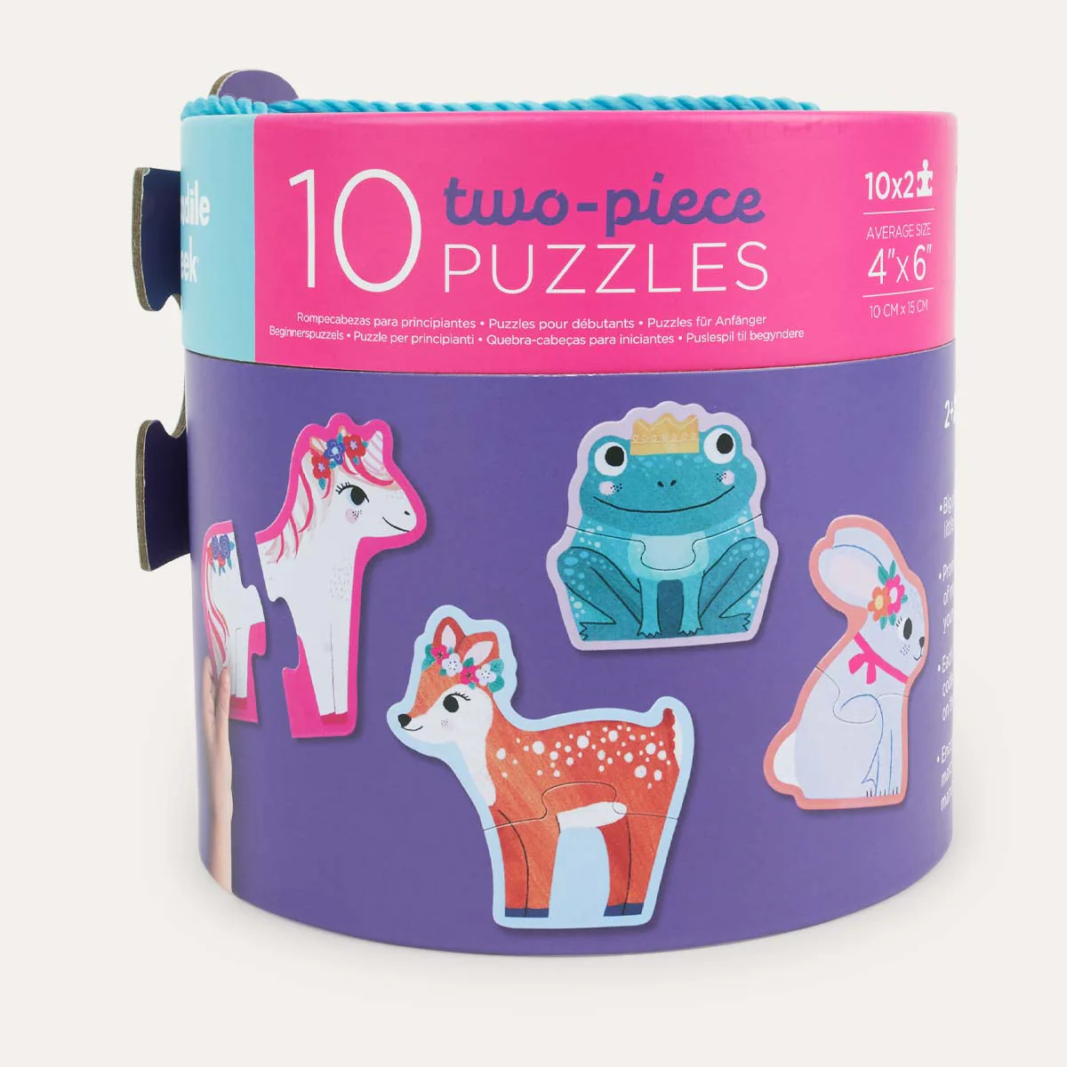 Crocodile Creek Let's Begin 2 Piece Puzzle Unicorn