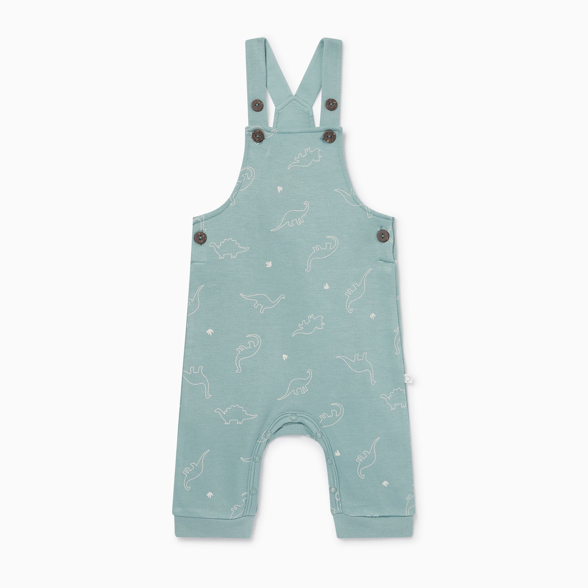 Dino Dungarees & Plain Bodysuit Outfit - Image 3