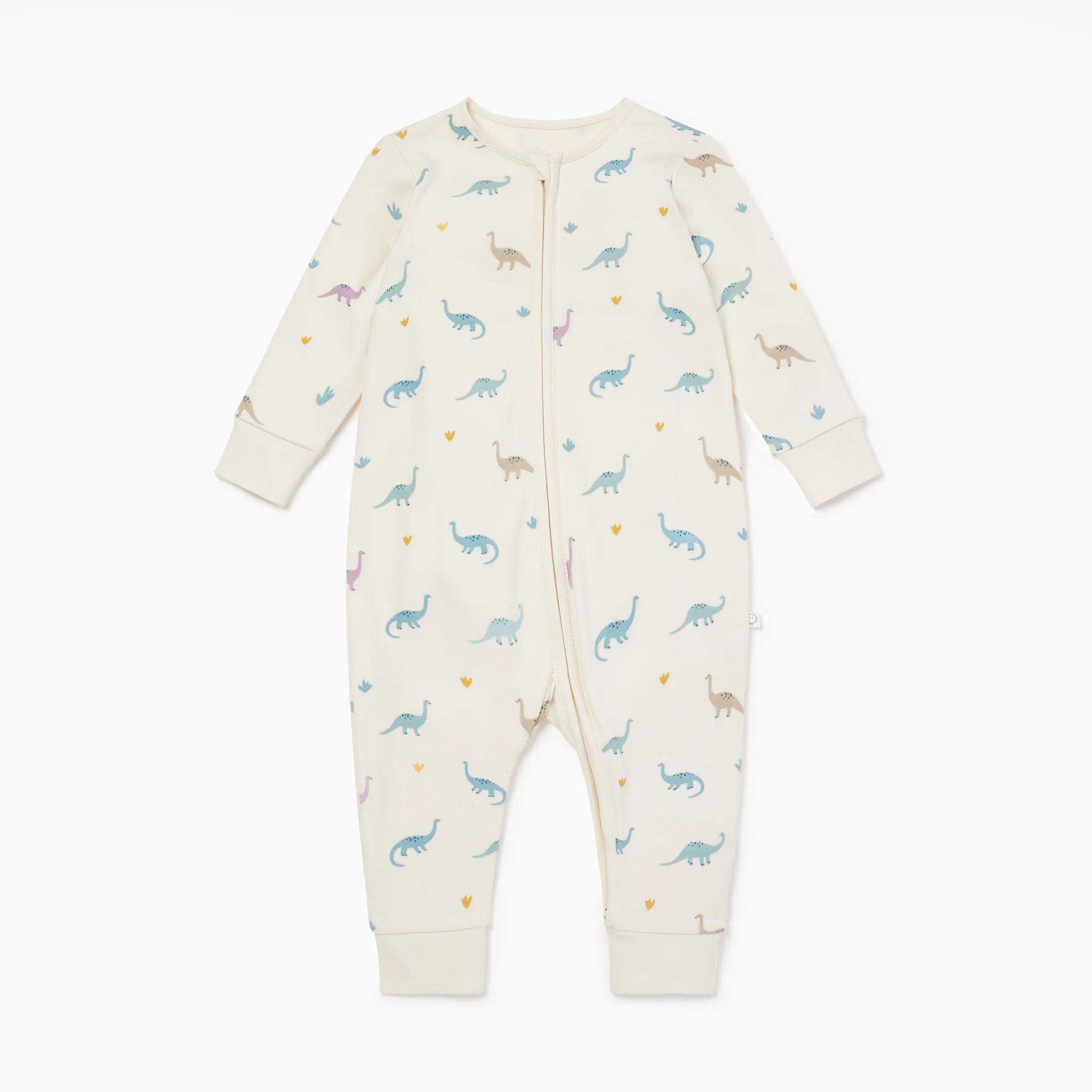 Dino Print Clever Zip Sleepsuit - Image 3