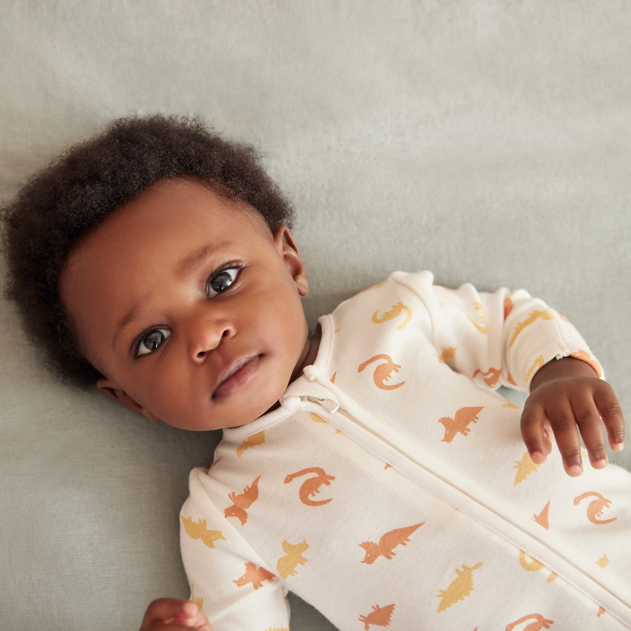 Dino Zip-Up Sleepsuit - Image 6