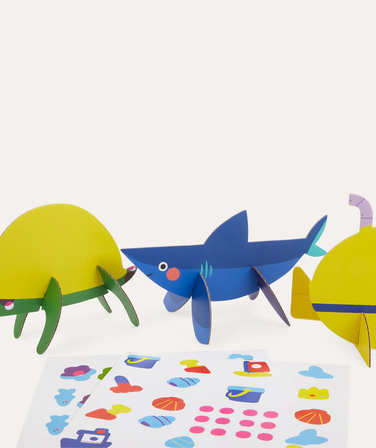 Djeco 6 Crafts Activity Pack Seaside Delights - Image 2