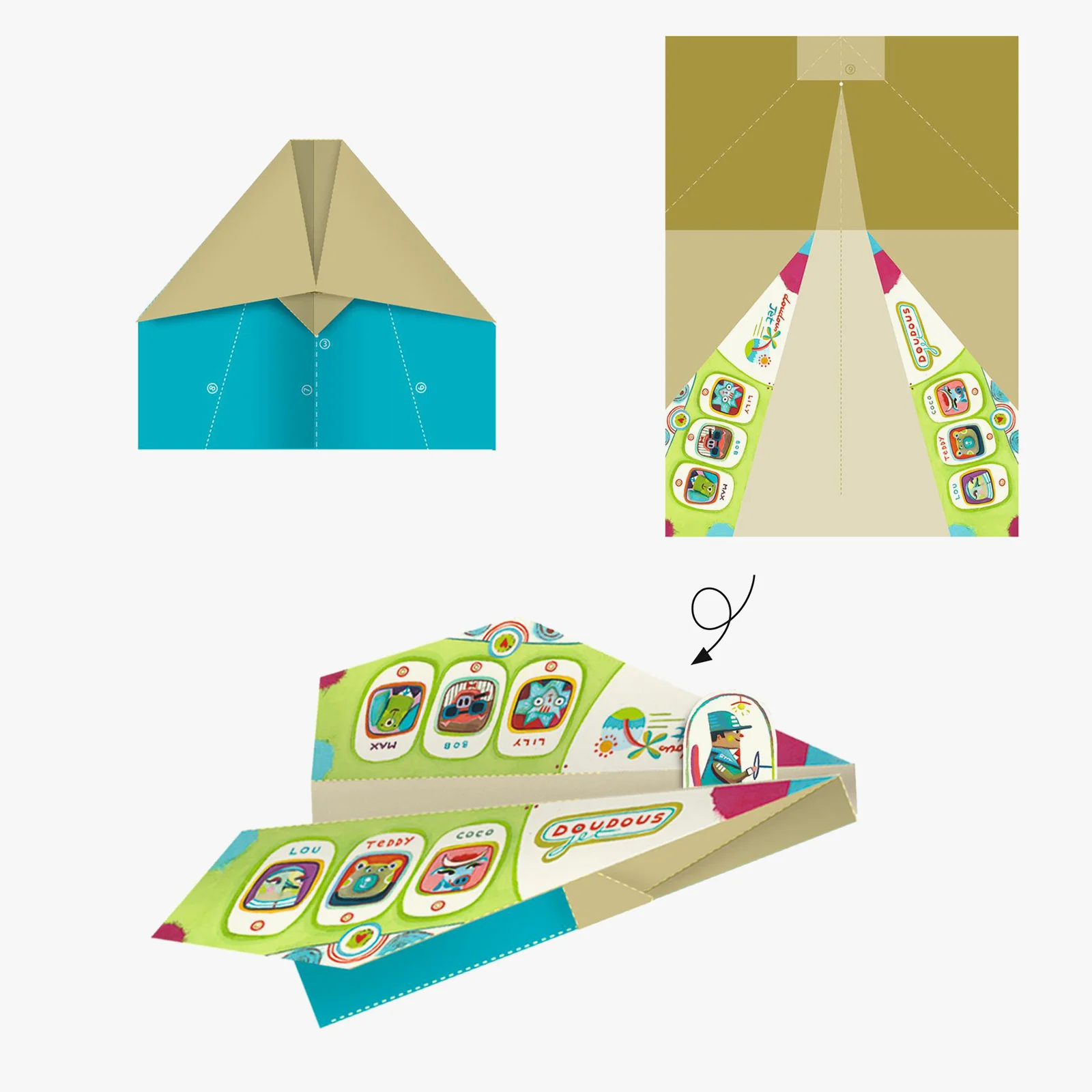 Djeco Paper Planes Kit - Image 5