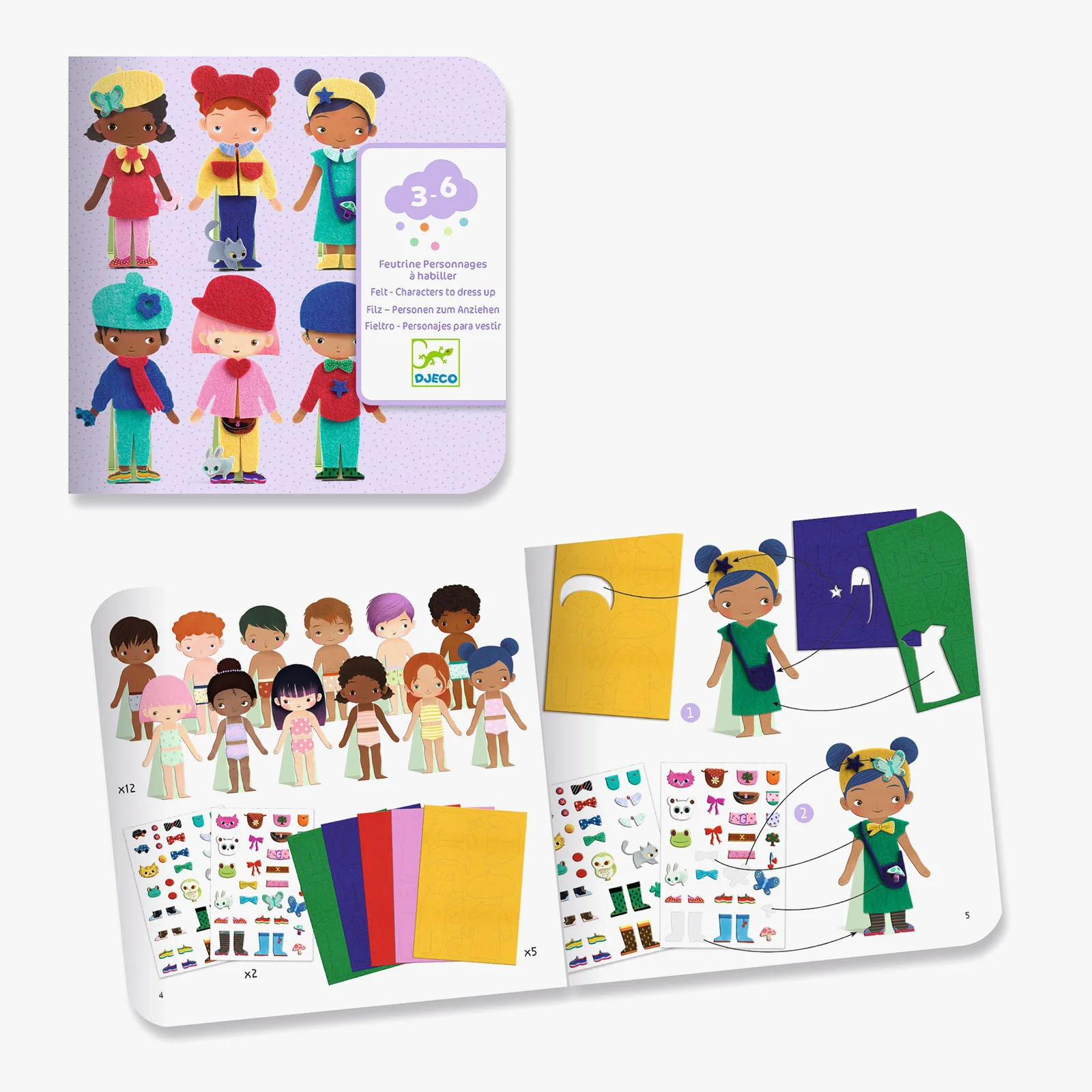 Djeco Soft Dress-Up Craft Kit - Image 5