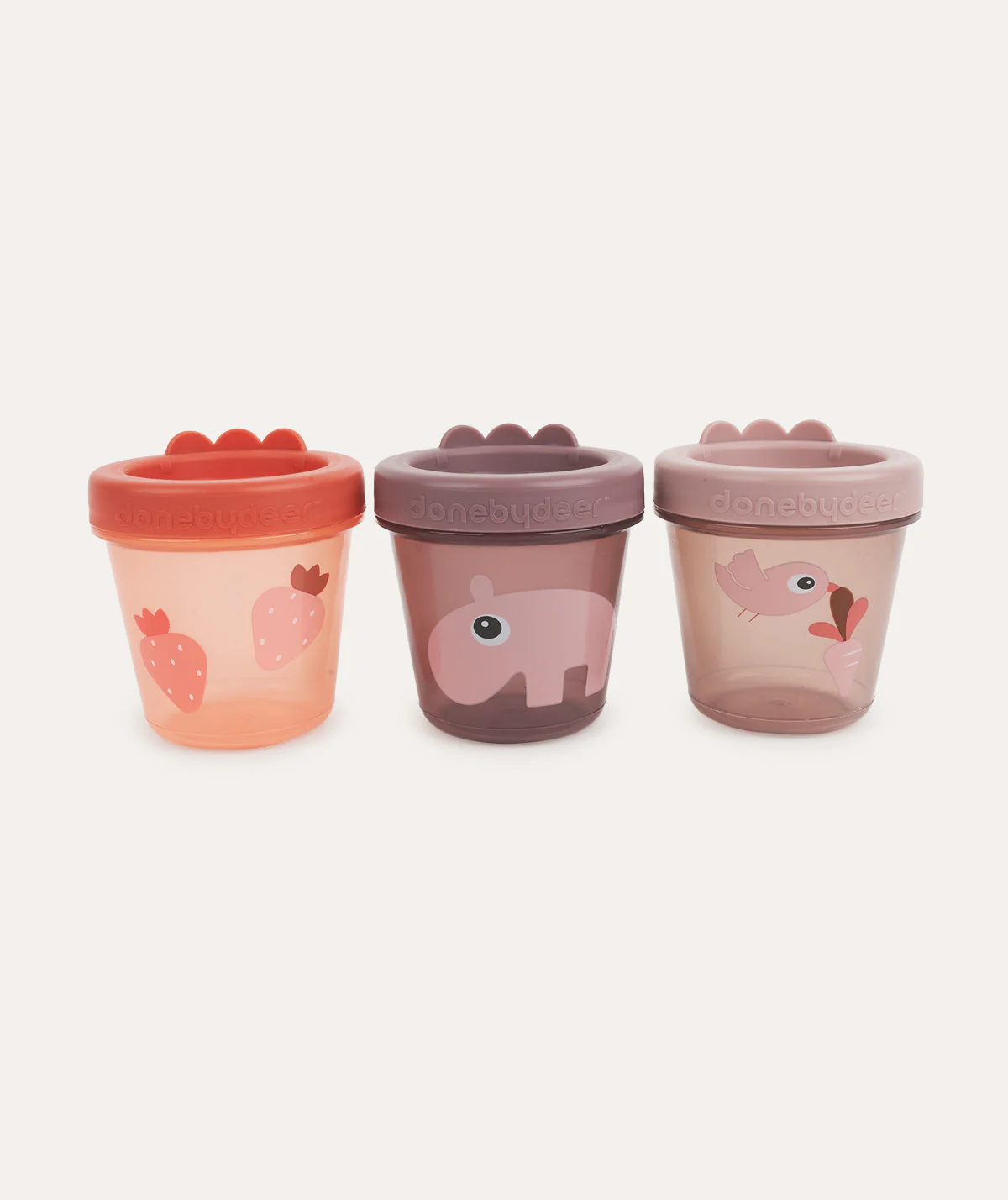 Done By Deer Baby Food Container 3pack - Ozzo Powder - Image 2