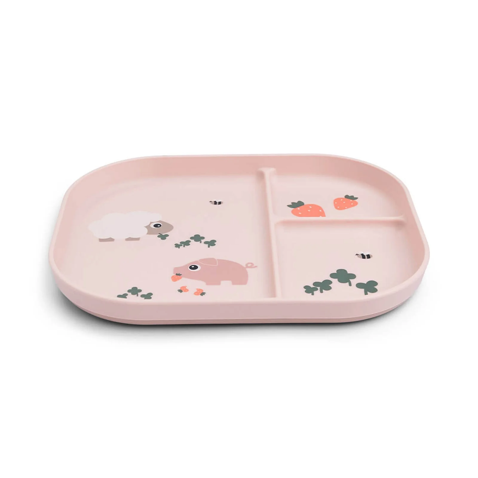 Done By Deer Foodie Compartment Plate - Tiny Farm Powder - Image 2