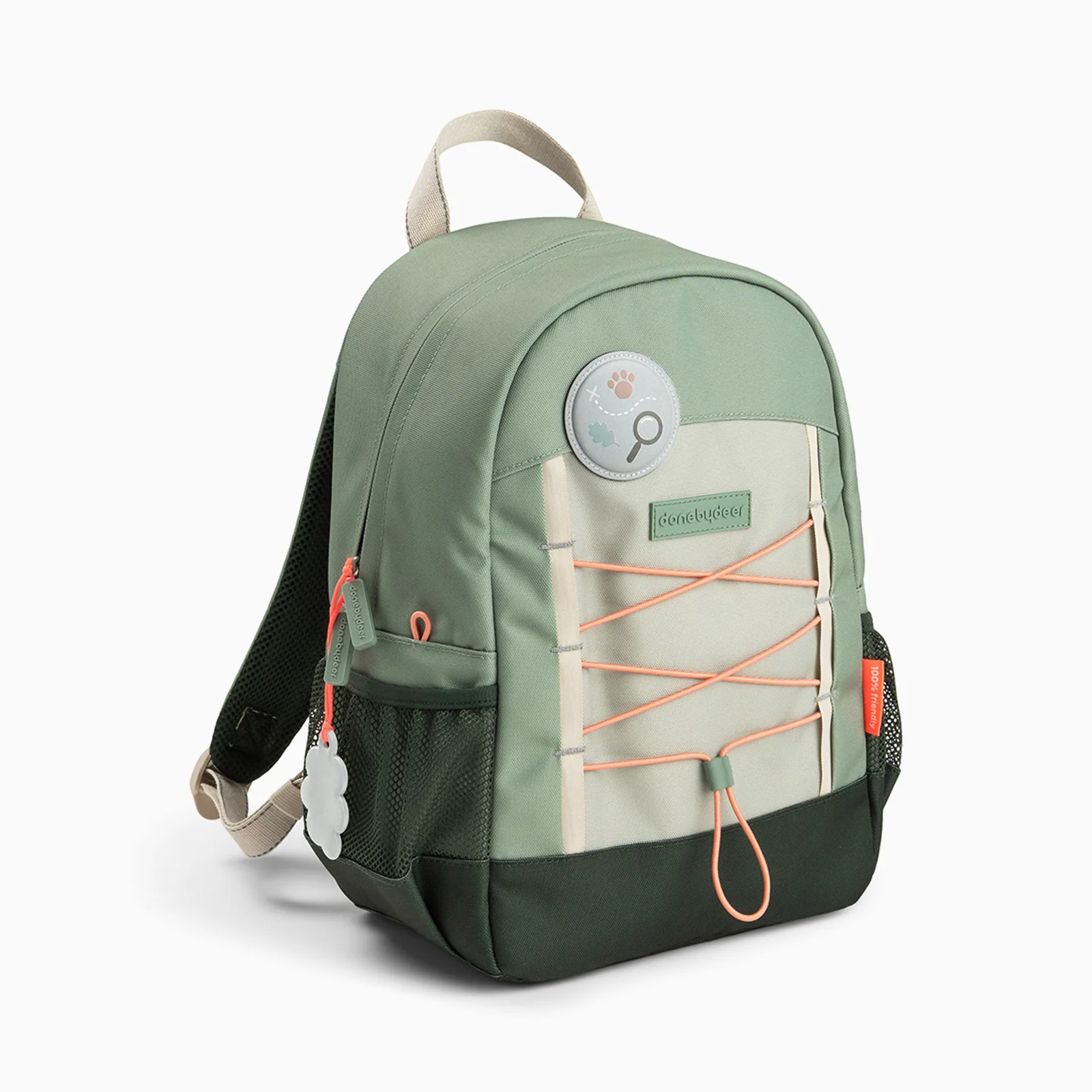 Done by Deer Junior Backpack - Tiny Trails Green 13l