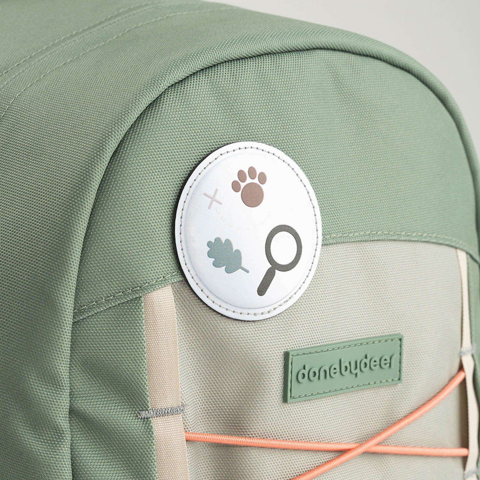 Done by Deer Junior Backpack - Tiny Trails Green 13l - Image 6