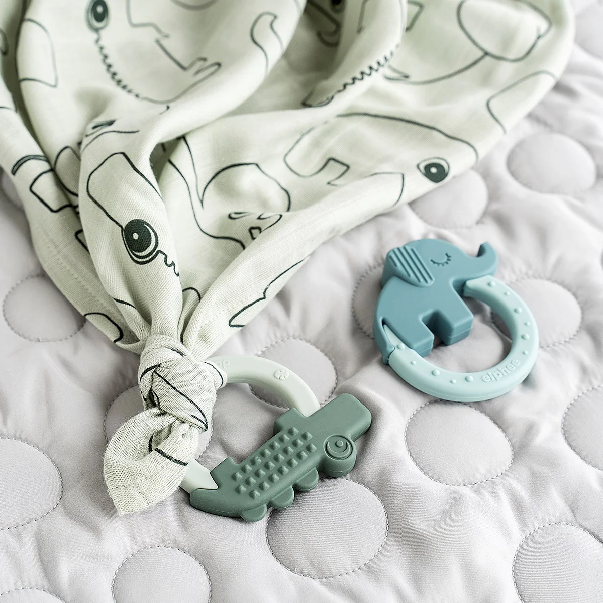 Done by Deer Silicone Deer Friends Teether 2 Pack - Image 4