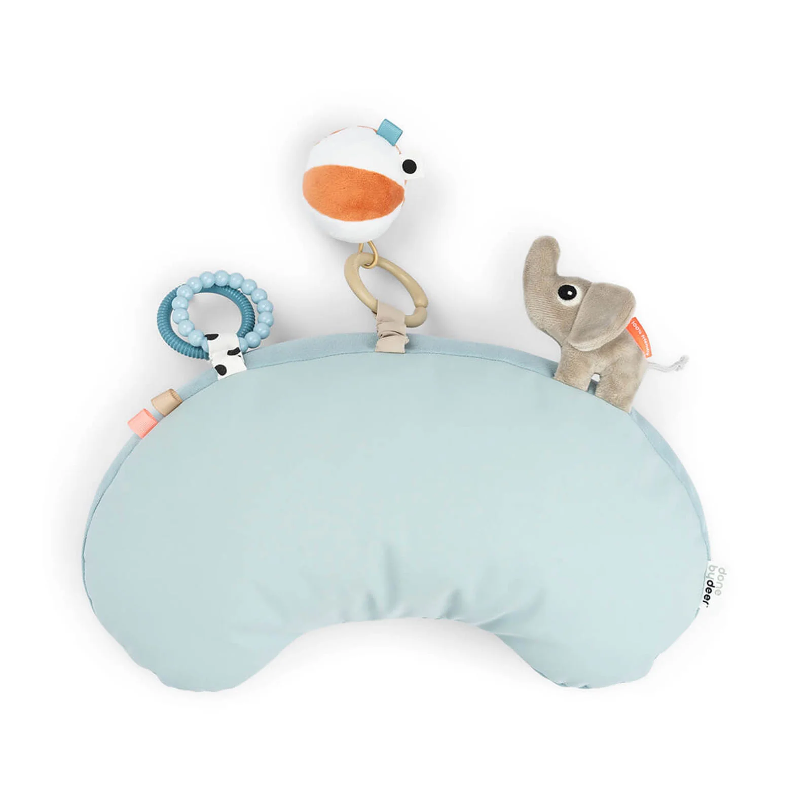 Done By Deer Tummy Time Activity Pillow - Playground Blue - Image 2