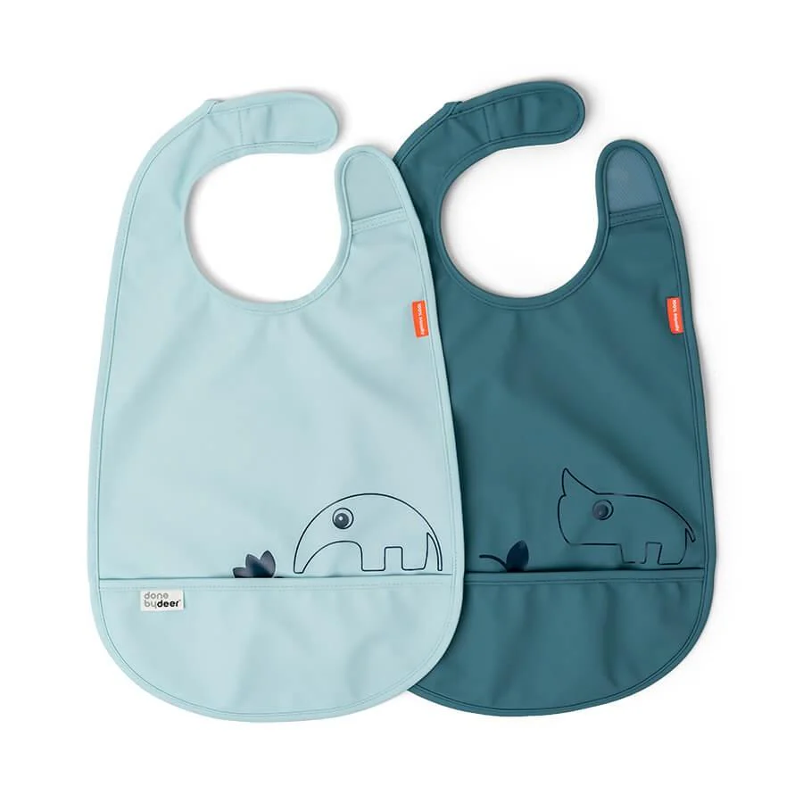 Done by Deer Velcro Bib 2 Pack - Image 2