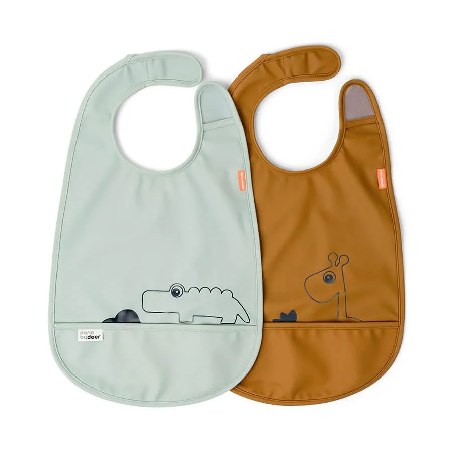 Done by Deer Velcro Bib 2 Pack - Image 3